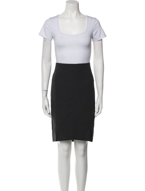 Akris Wool Ruffle Embellishment Skirt Set