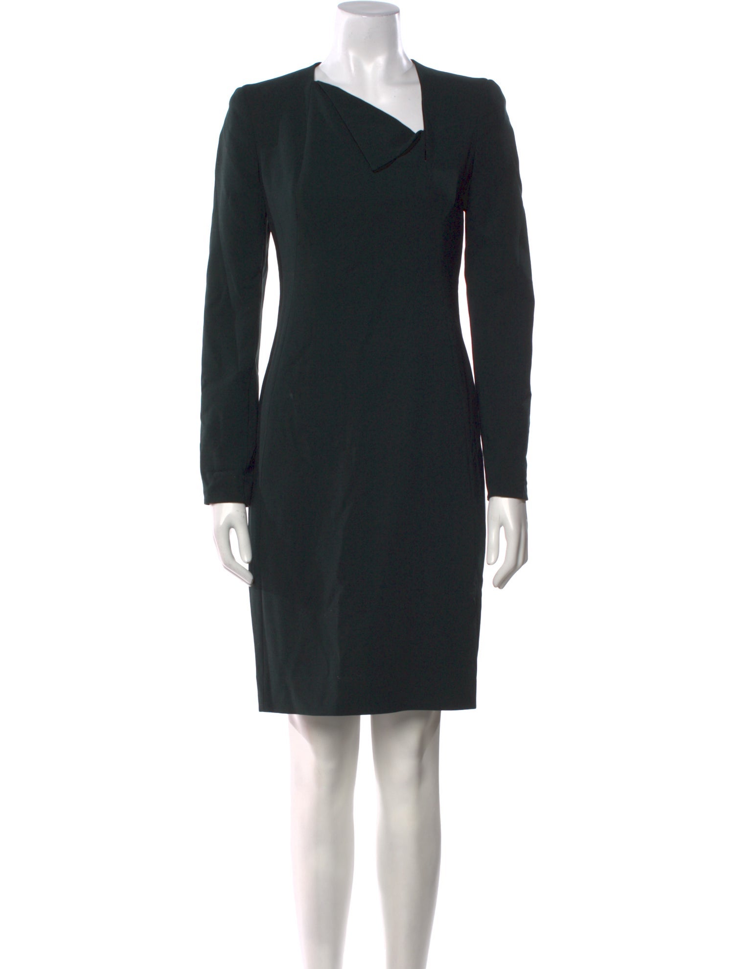 Akris x Bergdorf Goodman Wool Knee-Length Dress