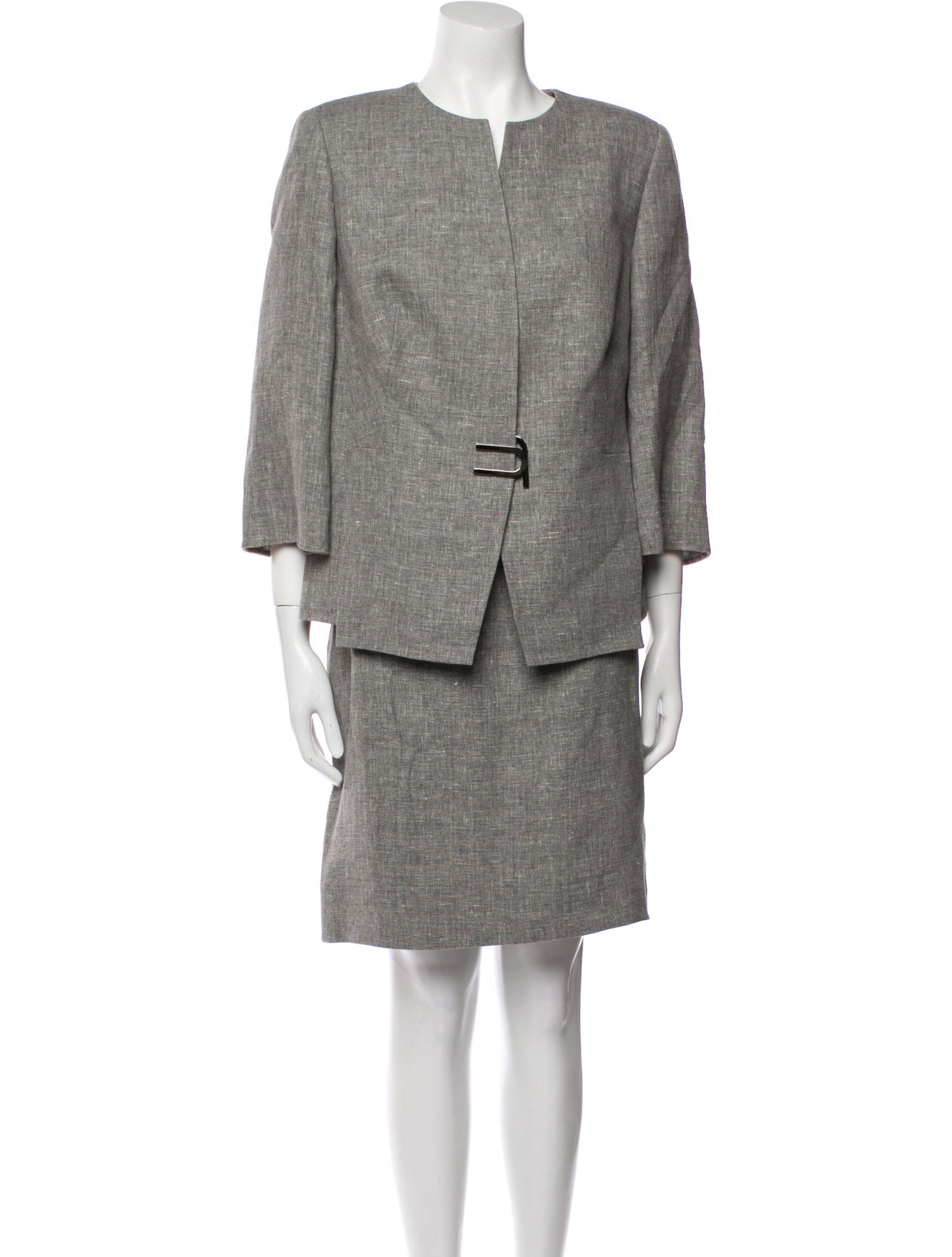 Akris Linen Skirt Set