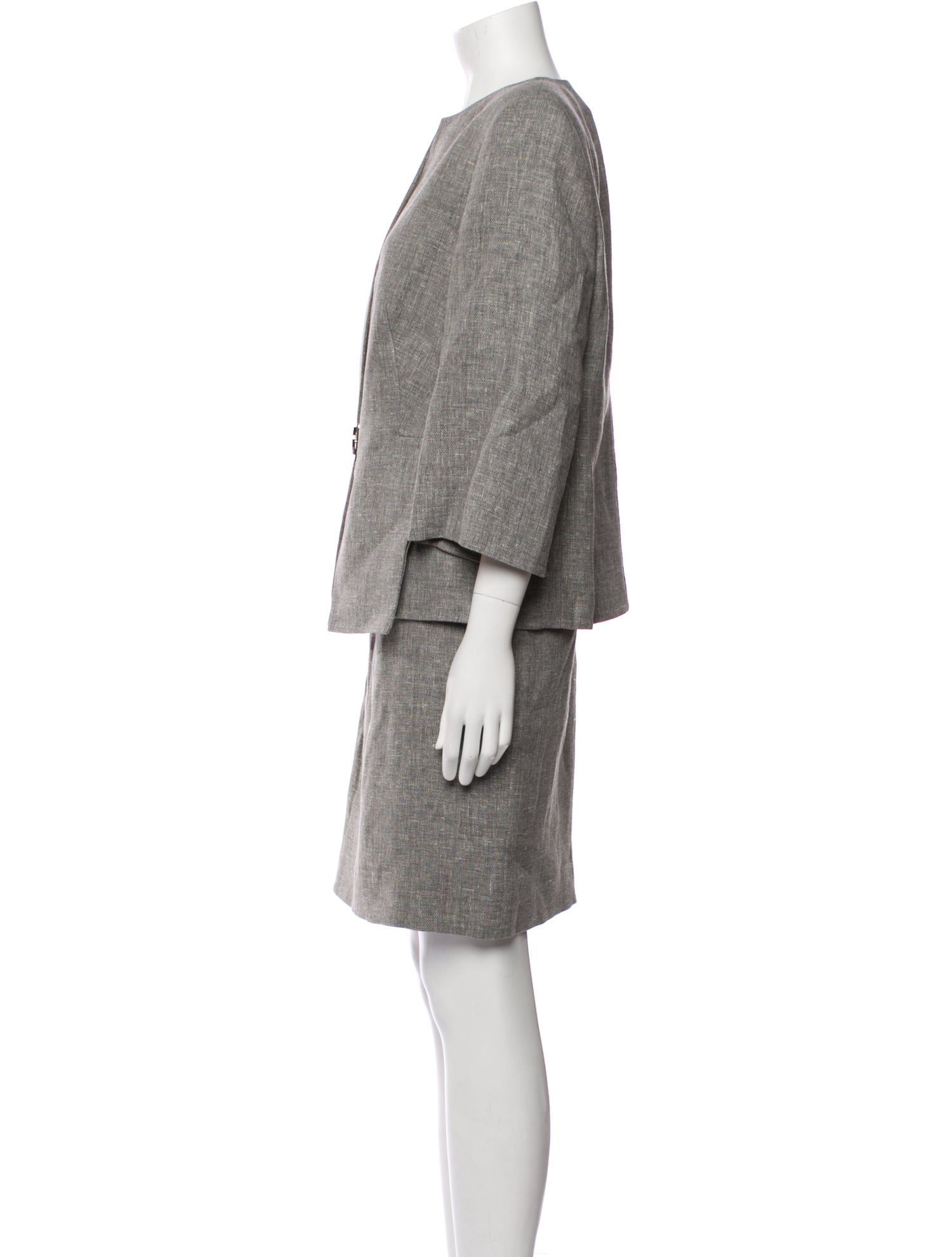 Akris Linen Skirt Set