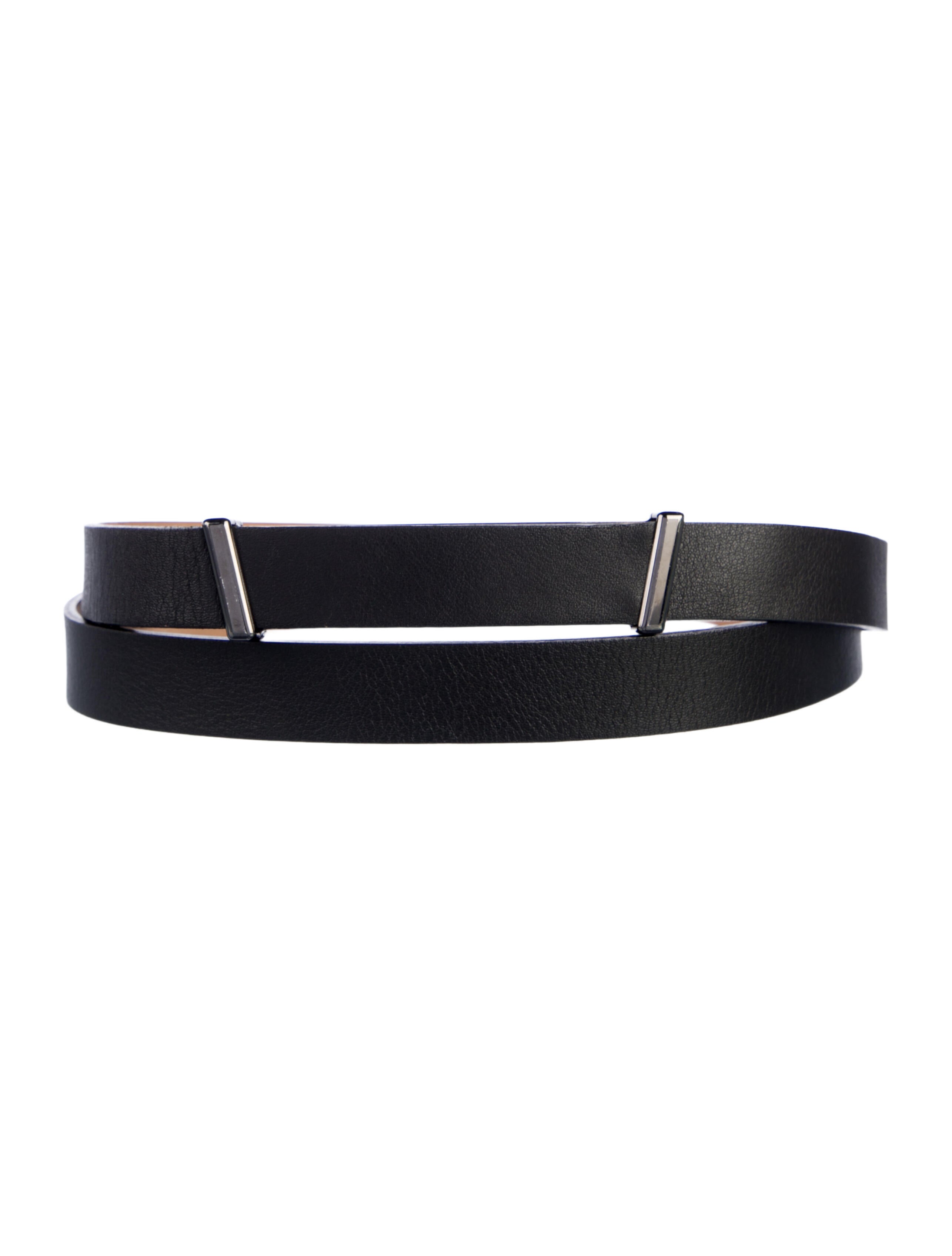 Akris Skinny Leather Belt