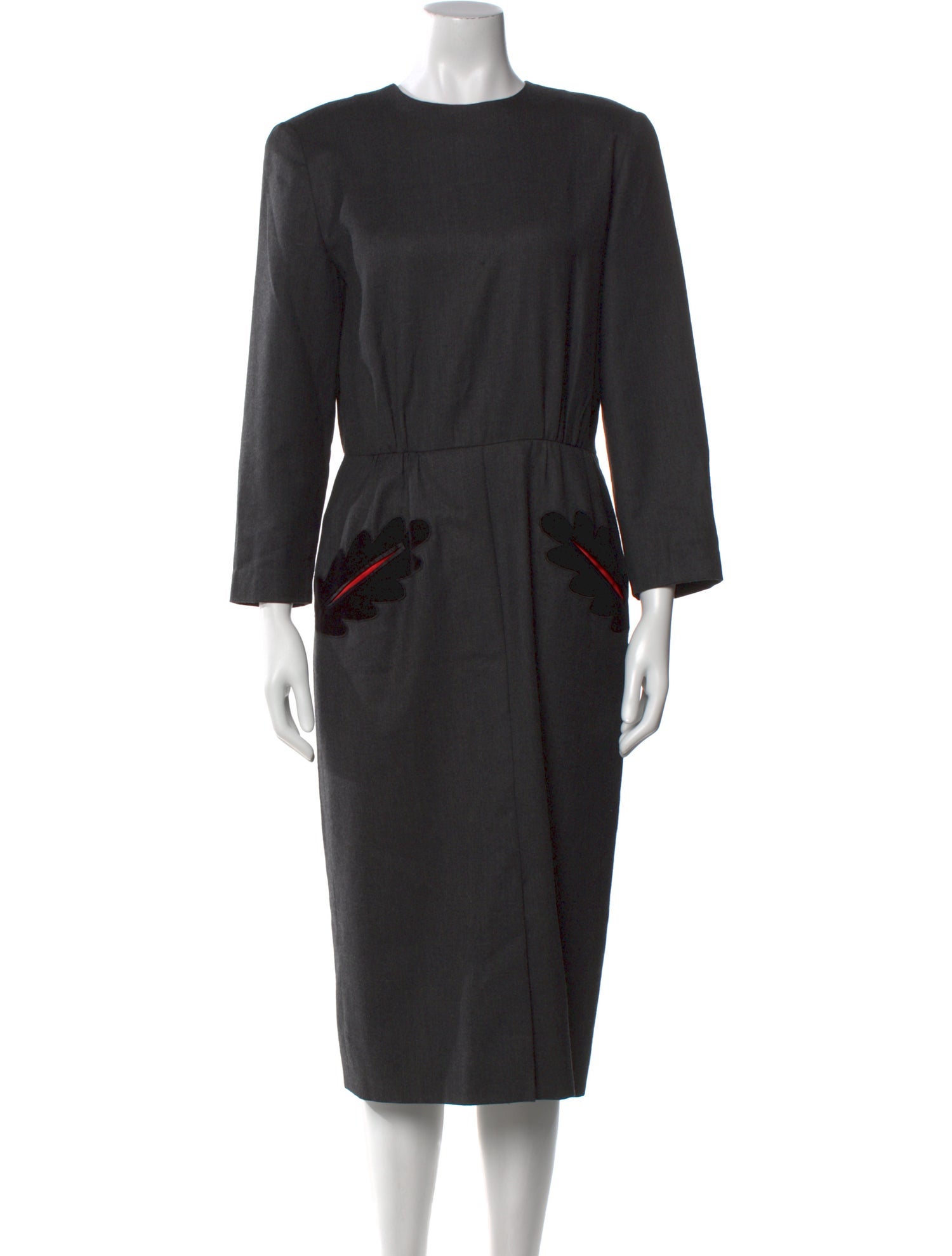 Akris Wool Midi Length Dress