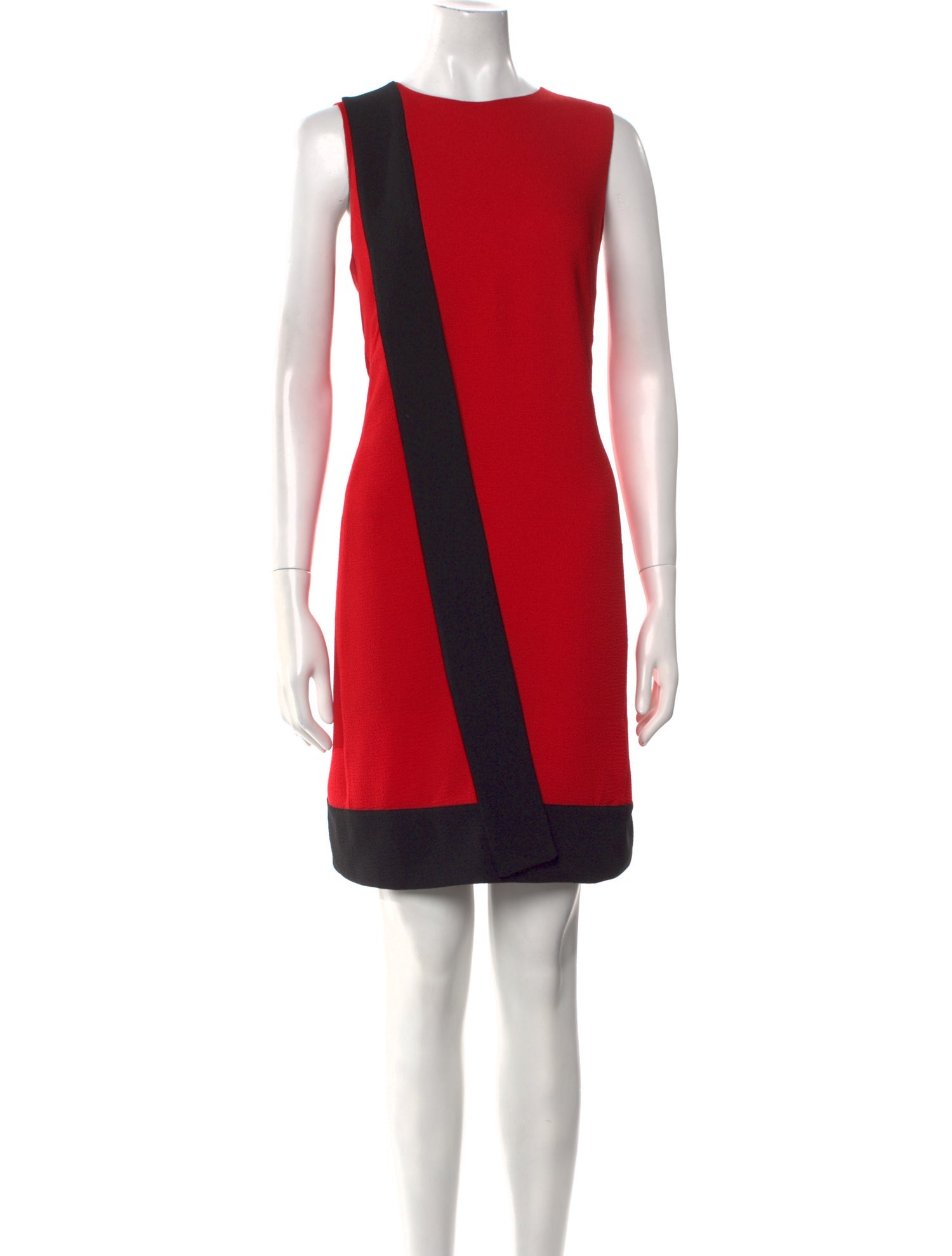 Akris Colorblock Pattern Mini Dress