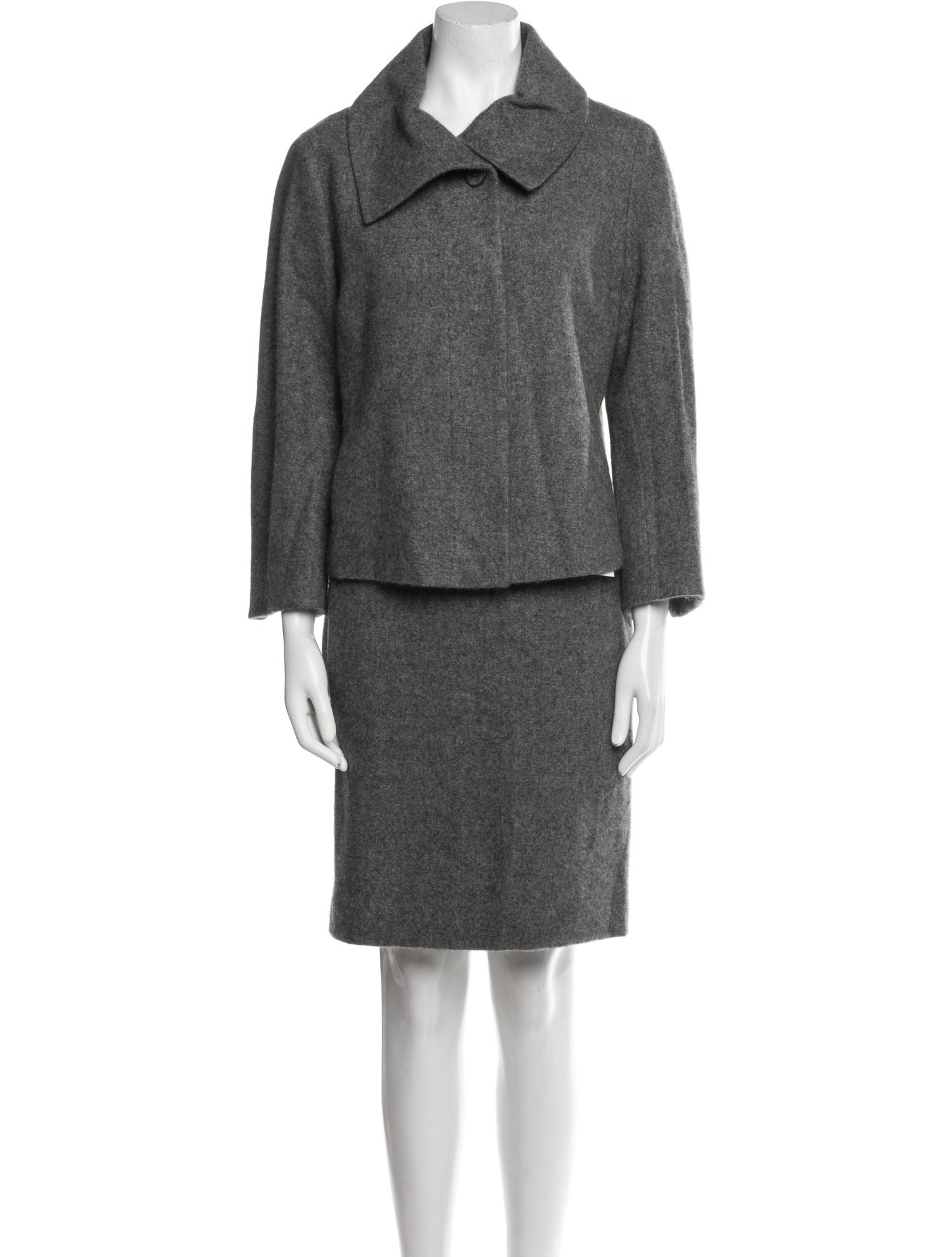 Akris Cashmere Skirt Set