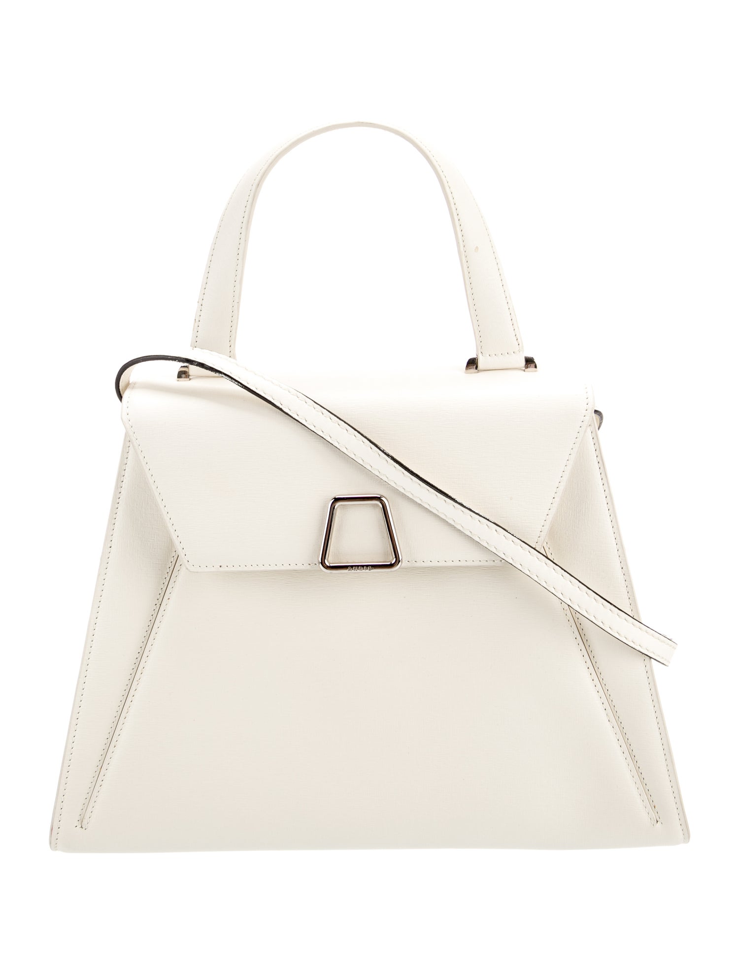 Akris Leather Top Handle Bag