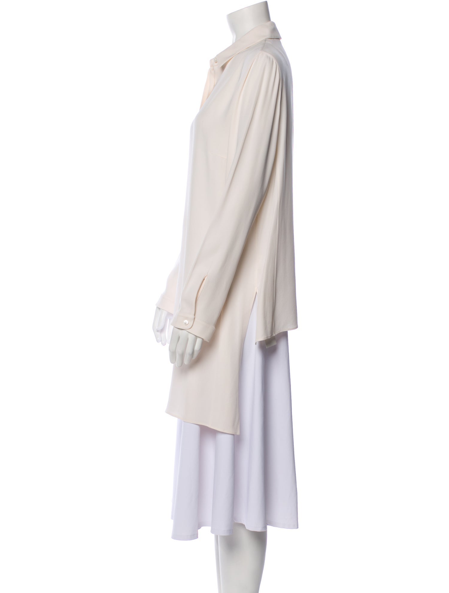 Akris Silk Long Sleeve Tunic