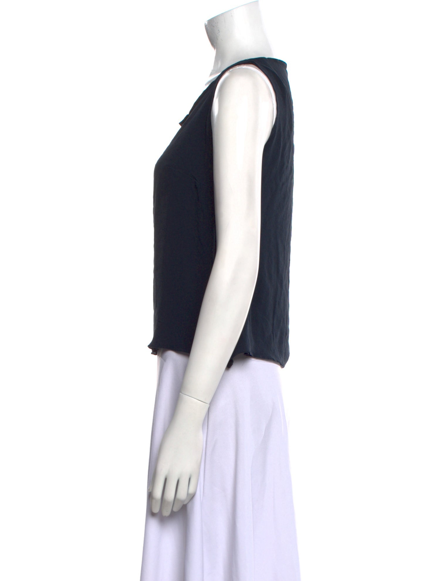 Akris Silk Scoop Neck Top