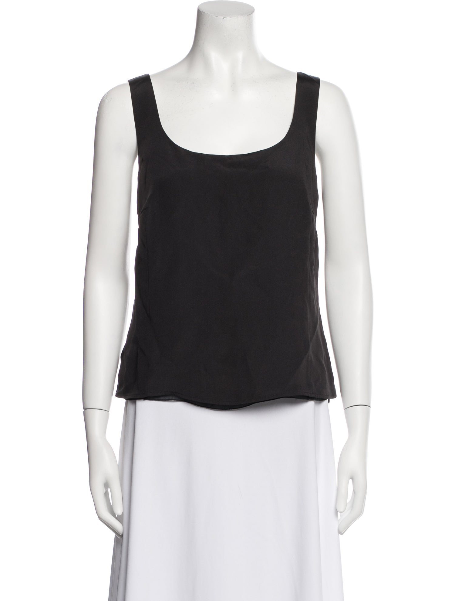 Akris Silk Scoop Neck Top