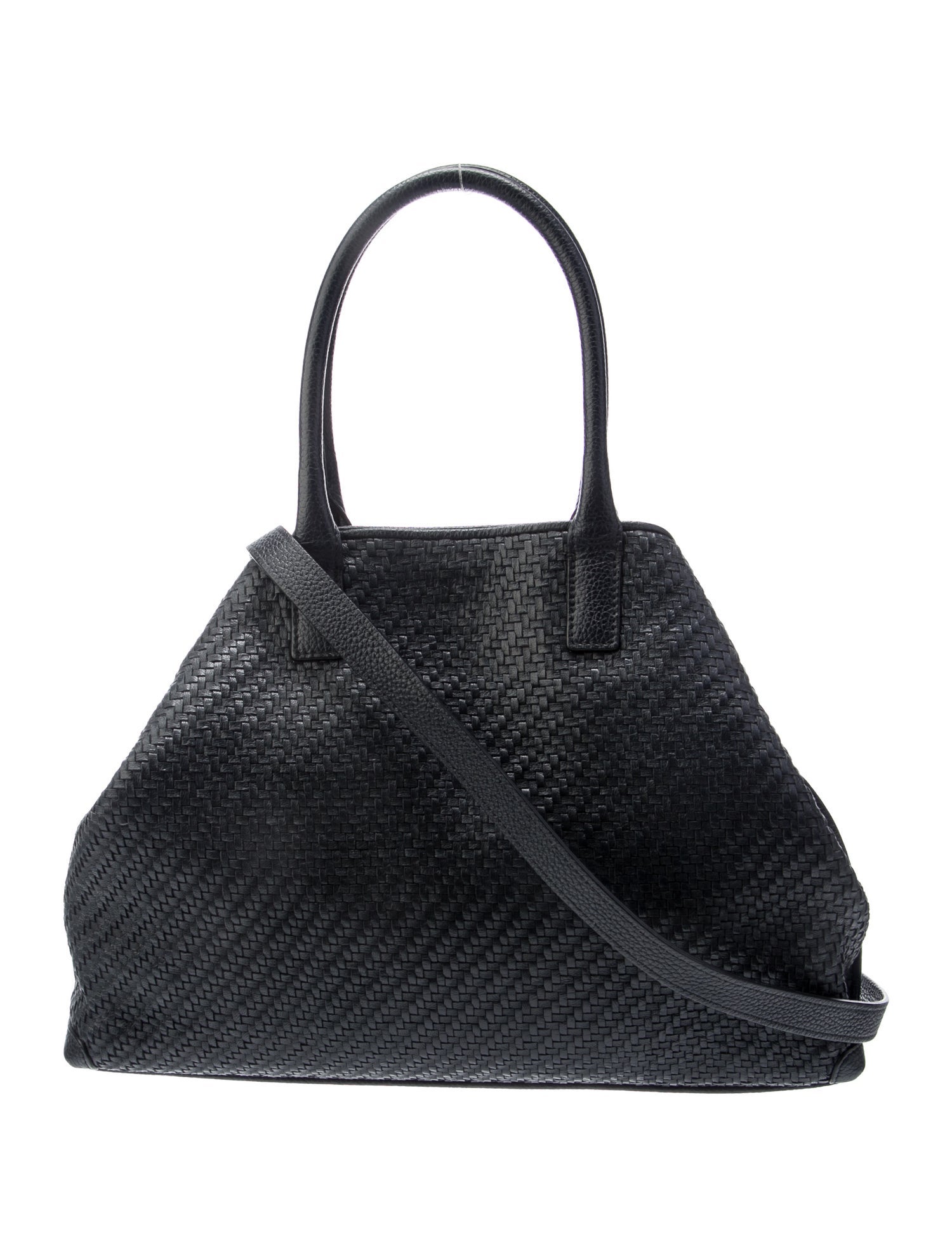 Akris Leather Top Handle Bag