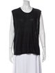 Akris Linen Scoop Neck Top