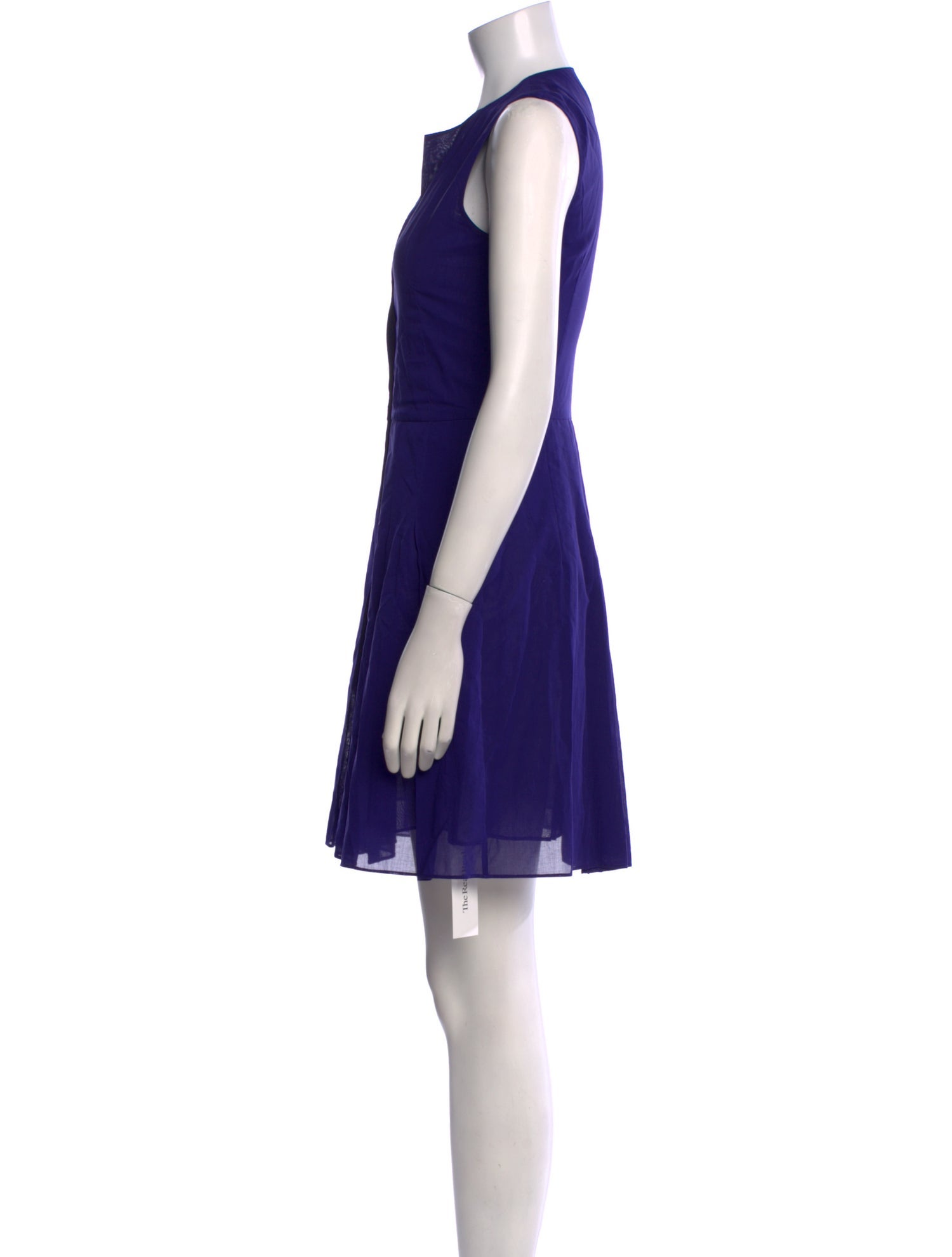 Akris V-Neck Mini Dress