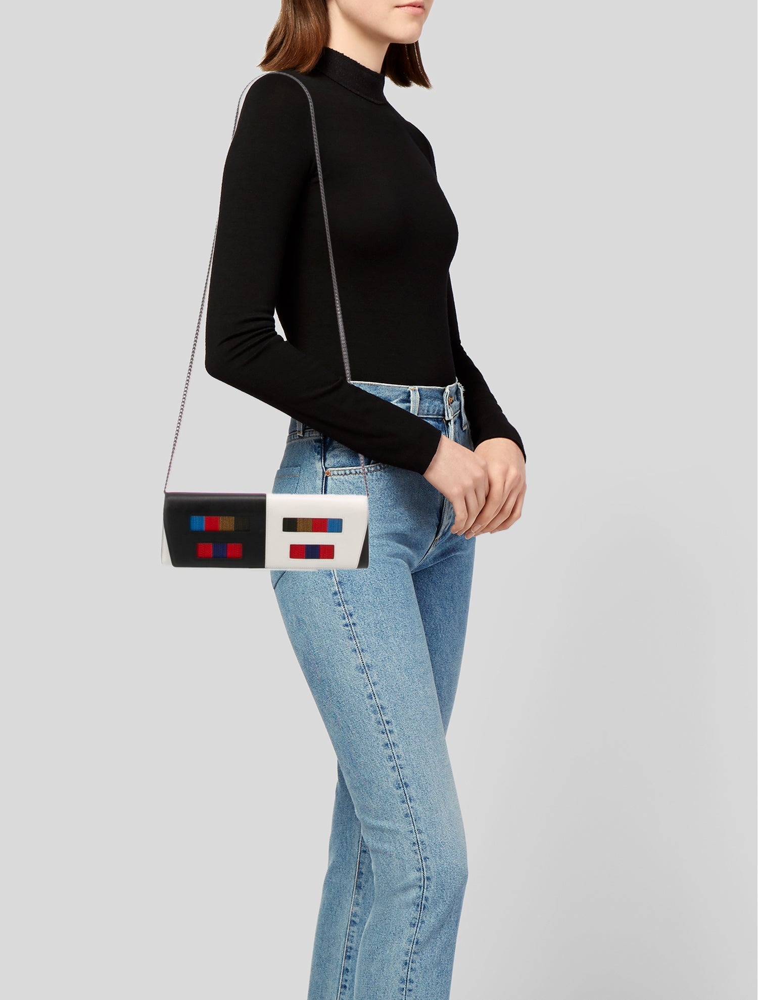 Akris Leather Clutch