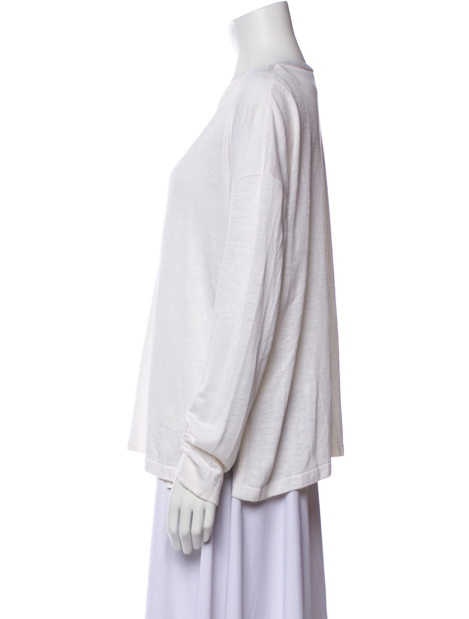 Akris Silk V-Neck Sweatshirt