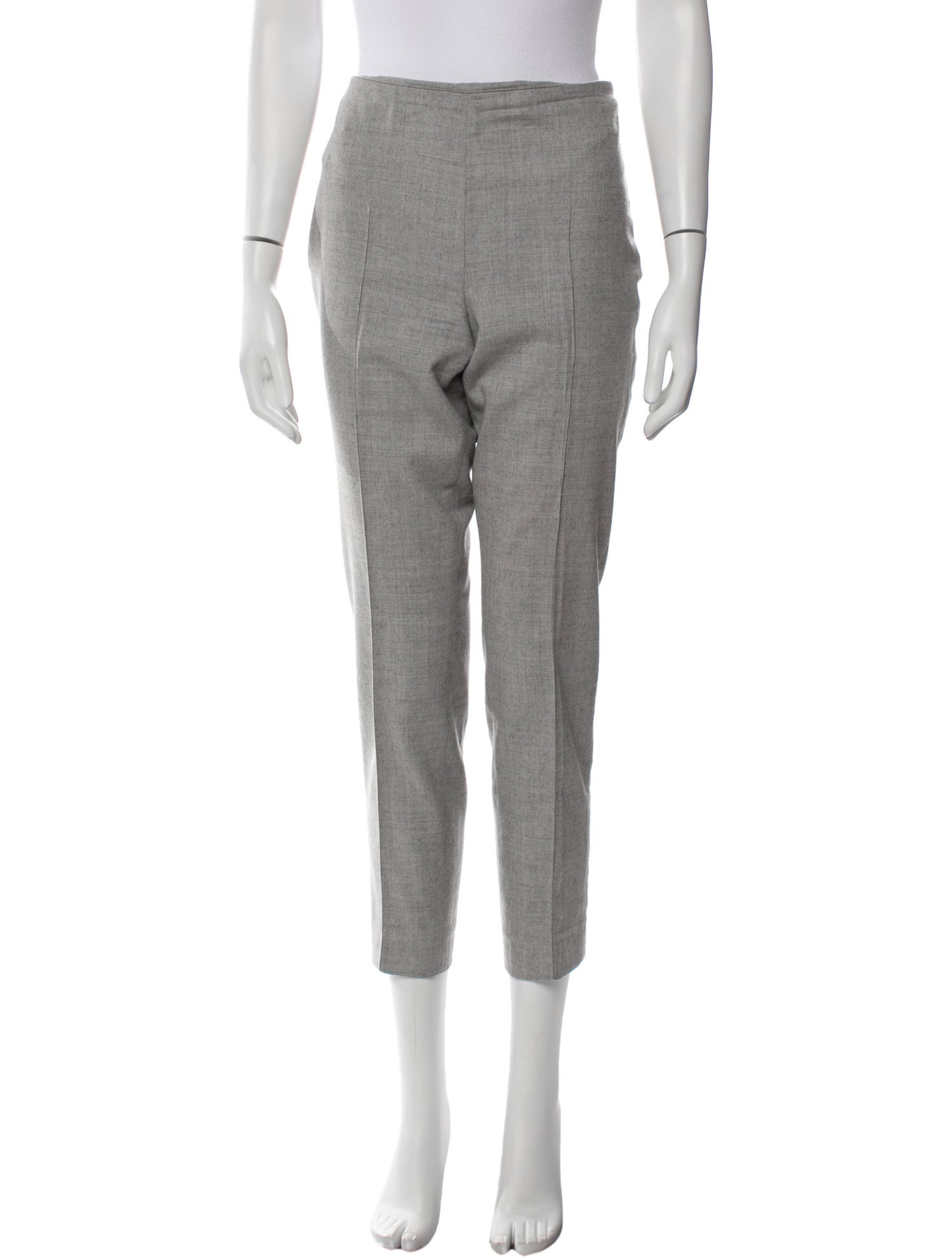 Akris Virgin Wool Straight Leg Pants