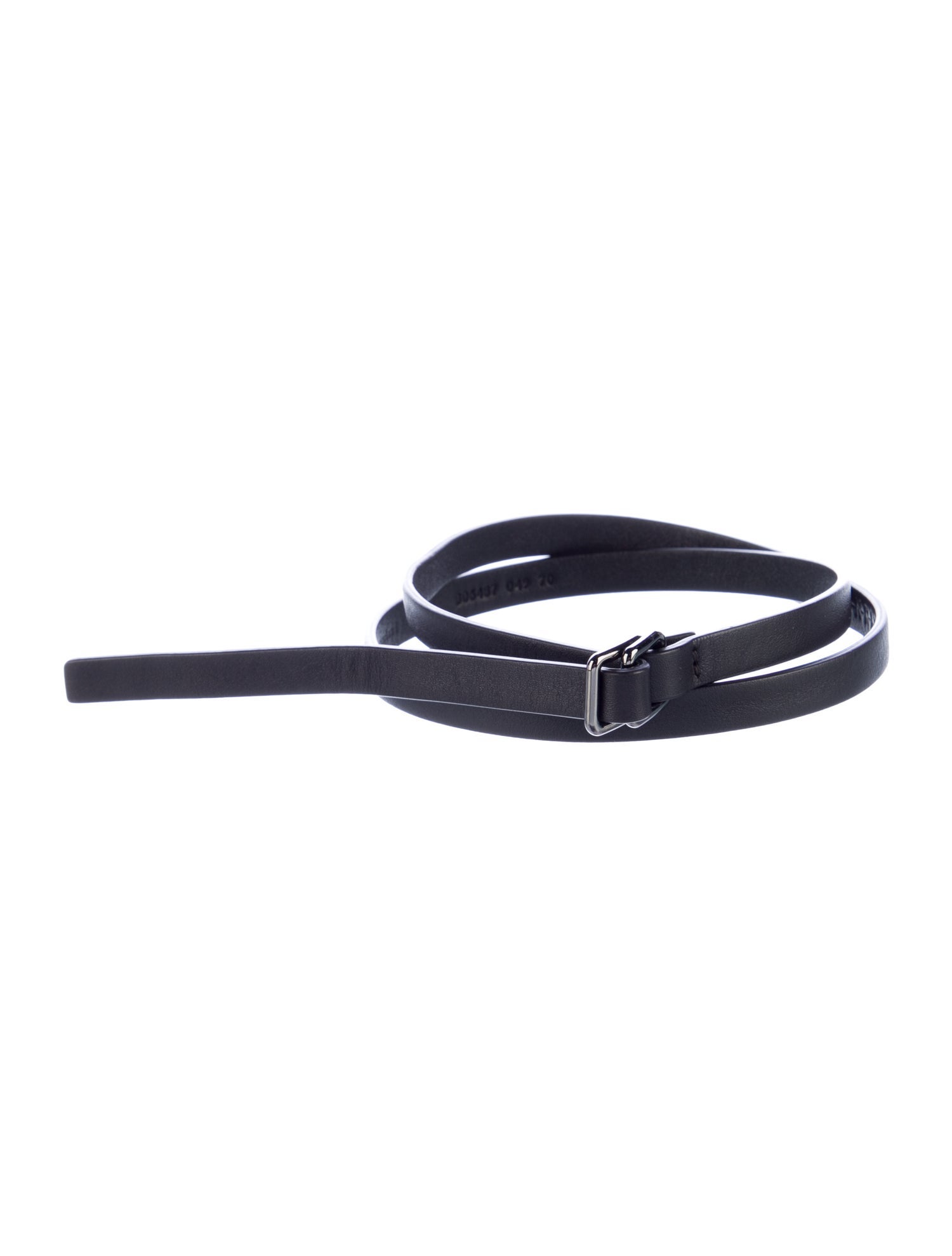 Akris Skinny Leather Belt
