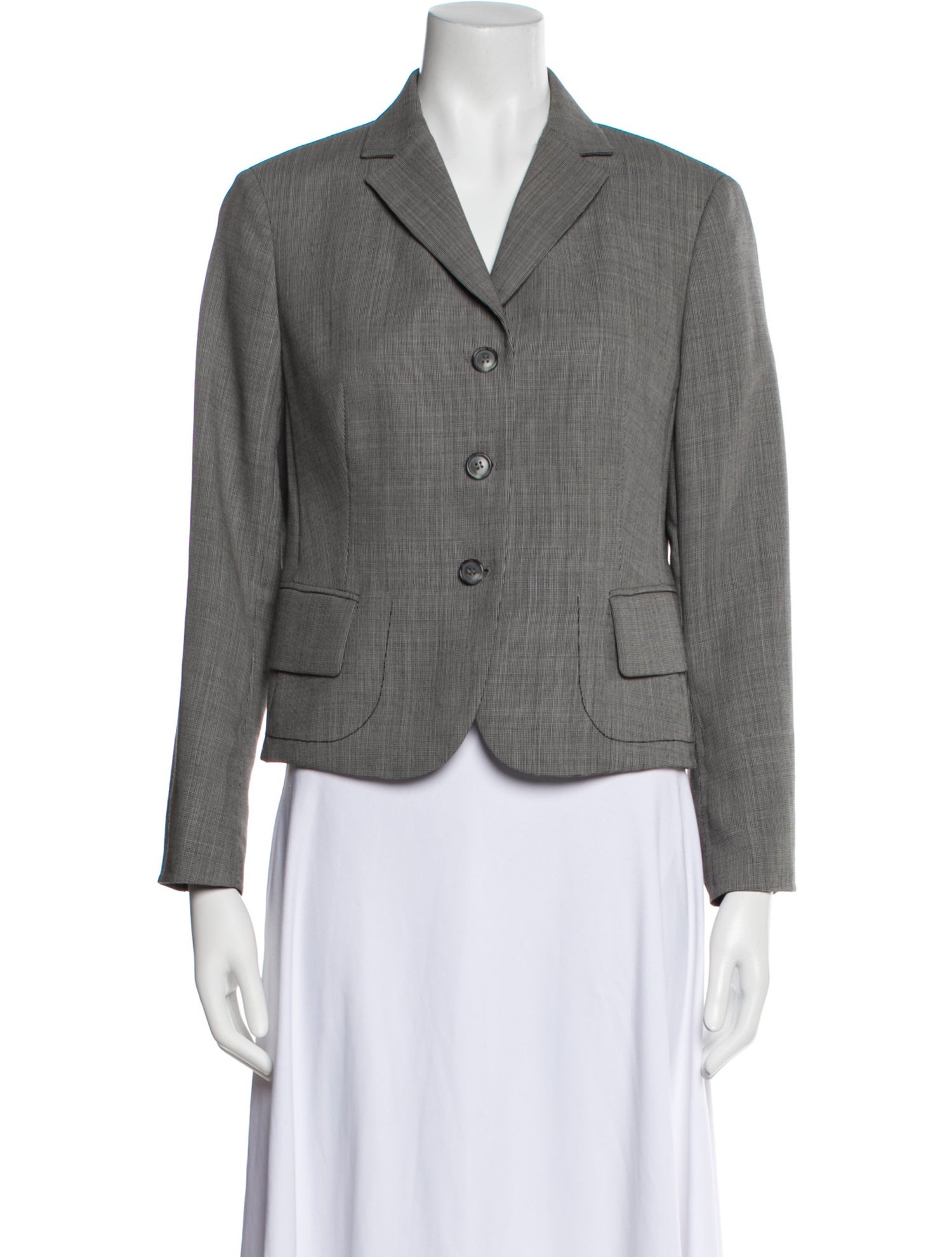 Akris Wool Striped Blazer