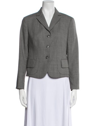 Akris Wool Striped Blazer