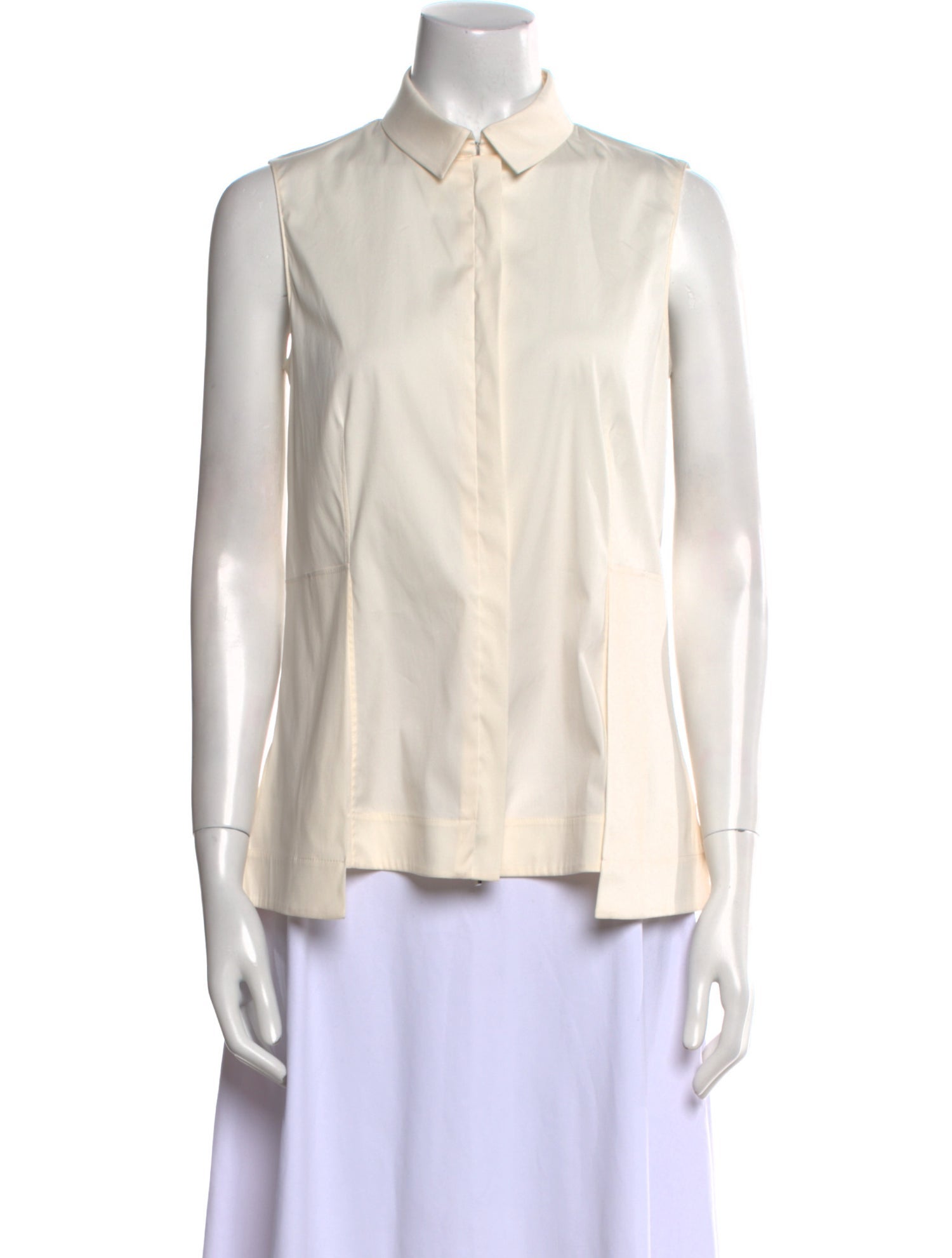 Akris Short Sleeve Button-Up Top