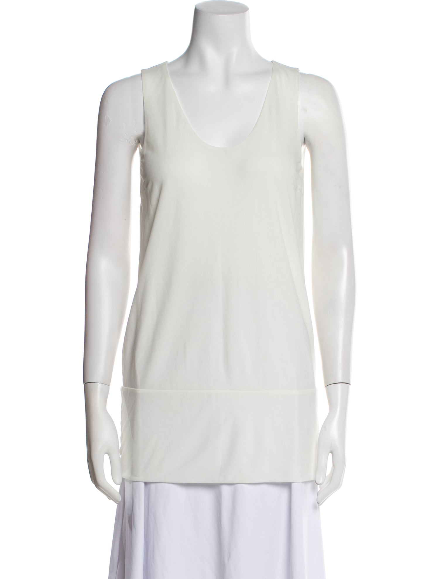 Akris Scoop Neck Sleeveless Top