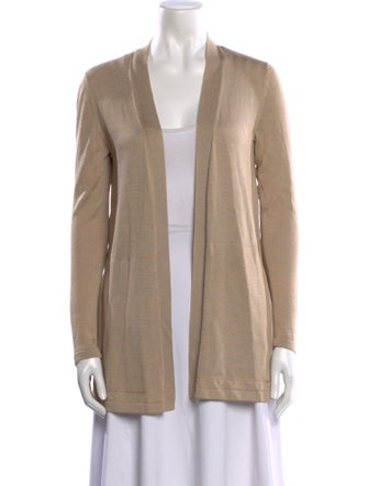 Akris Silk Open Front Sweater