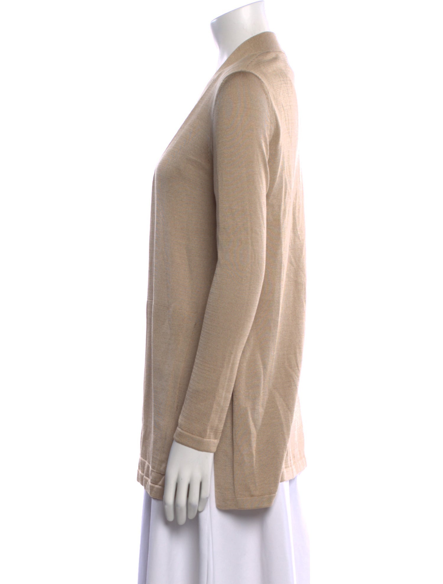 Akris Silk Open Front Sweater