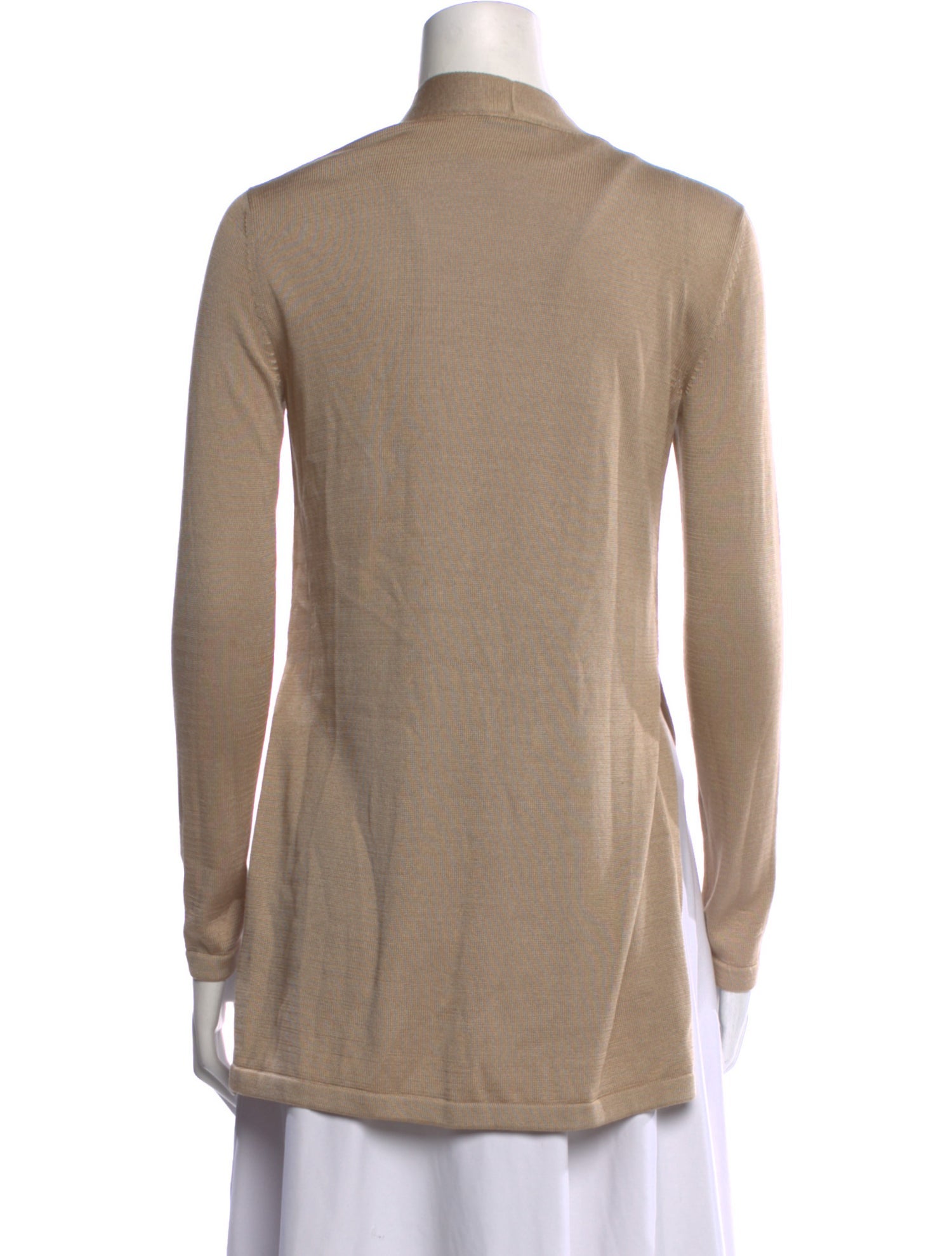Akris Silk Open Front Sweater