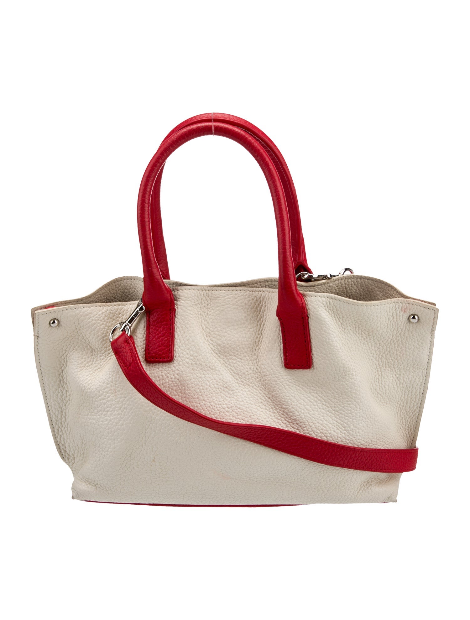 Akris Leather Top Handle Bag