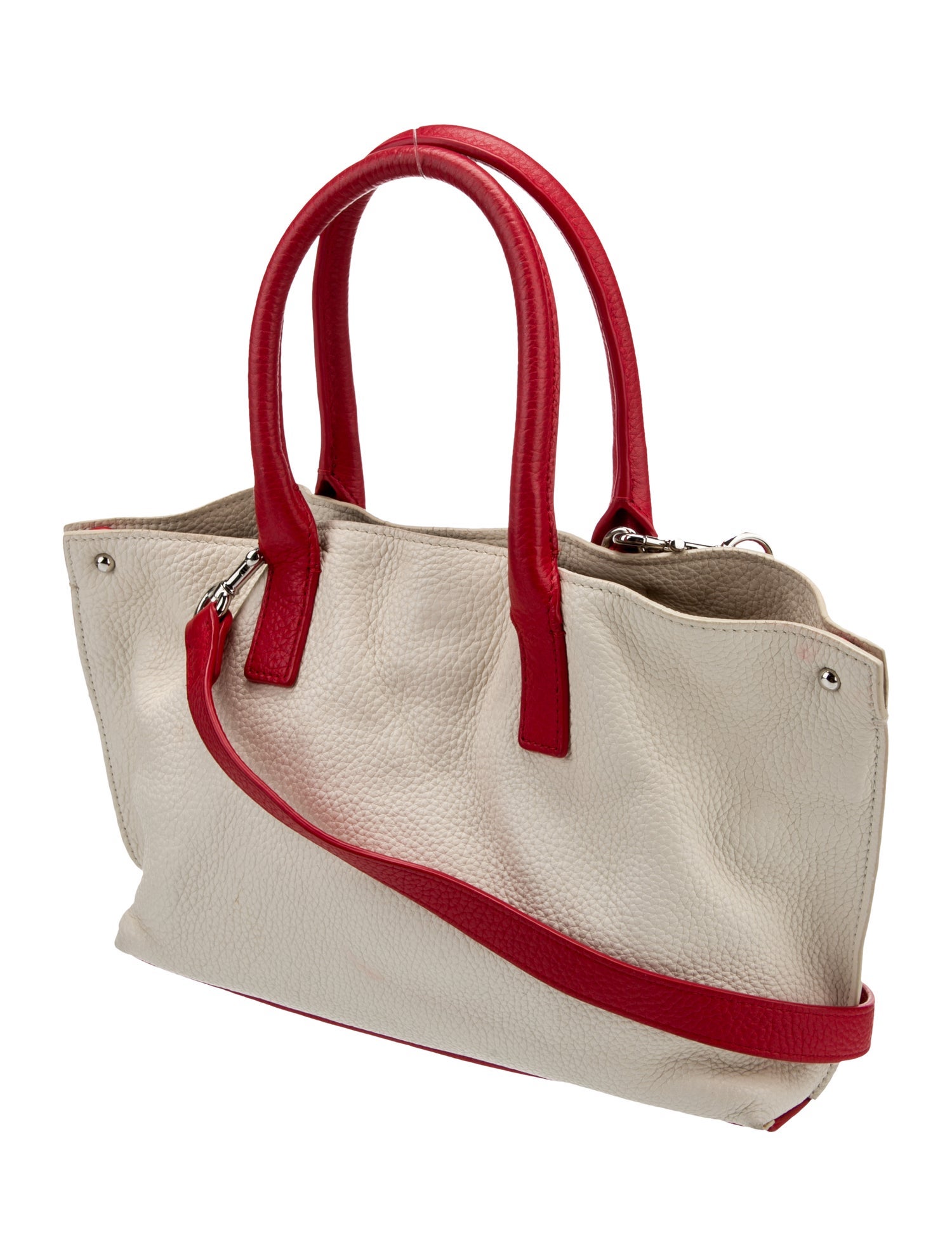 Akris Leather Top Handle Bag