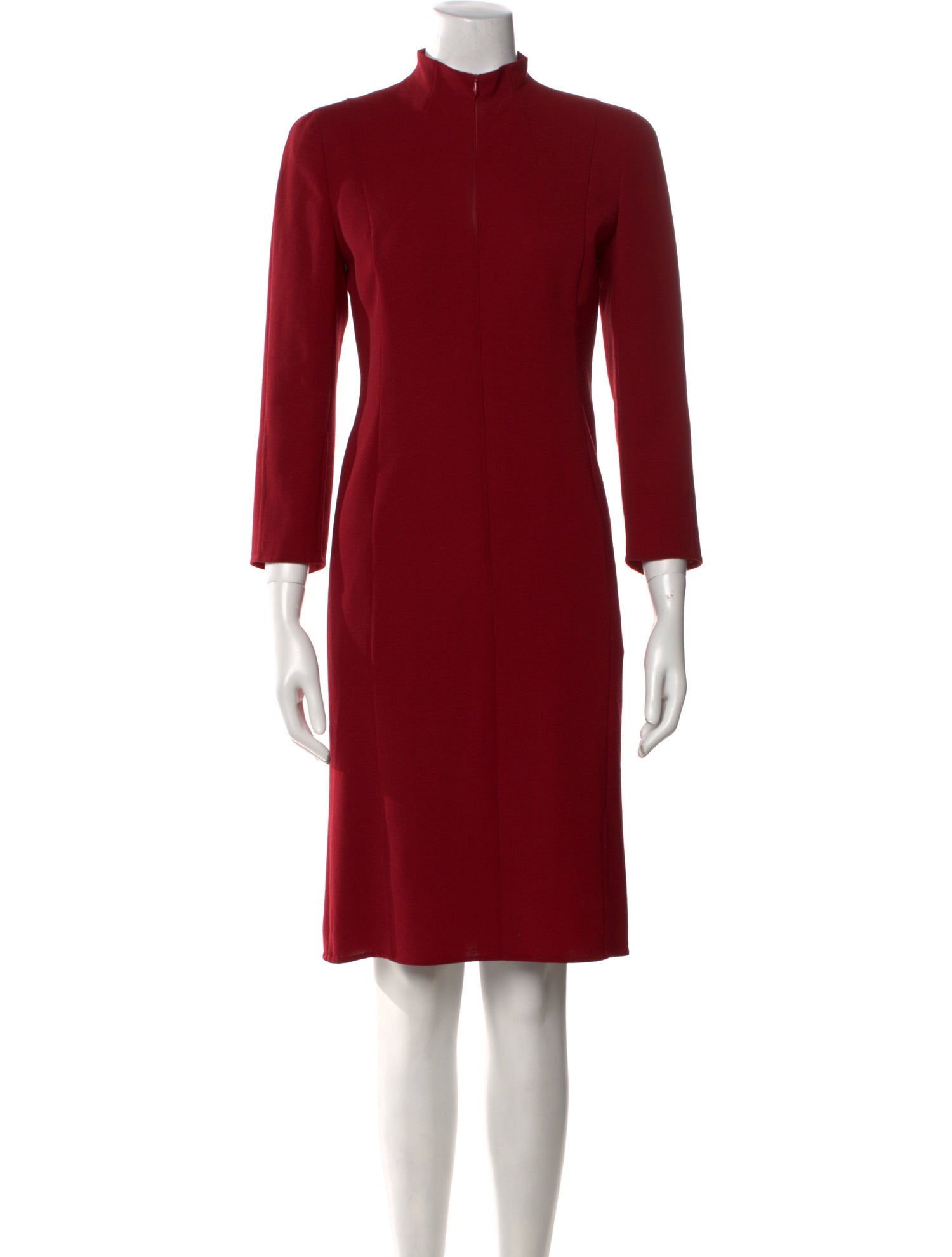 Akris Wool Knee-Length Dress