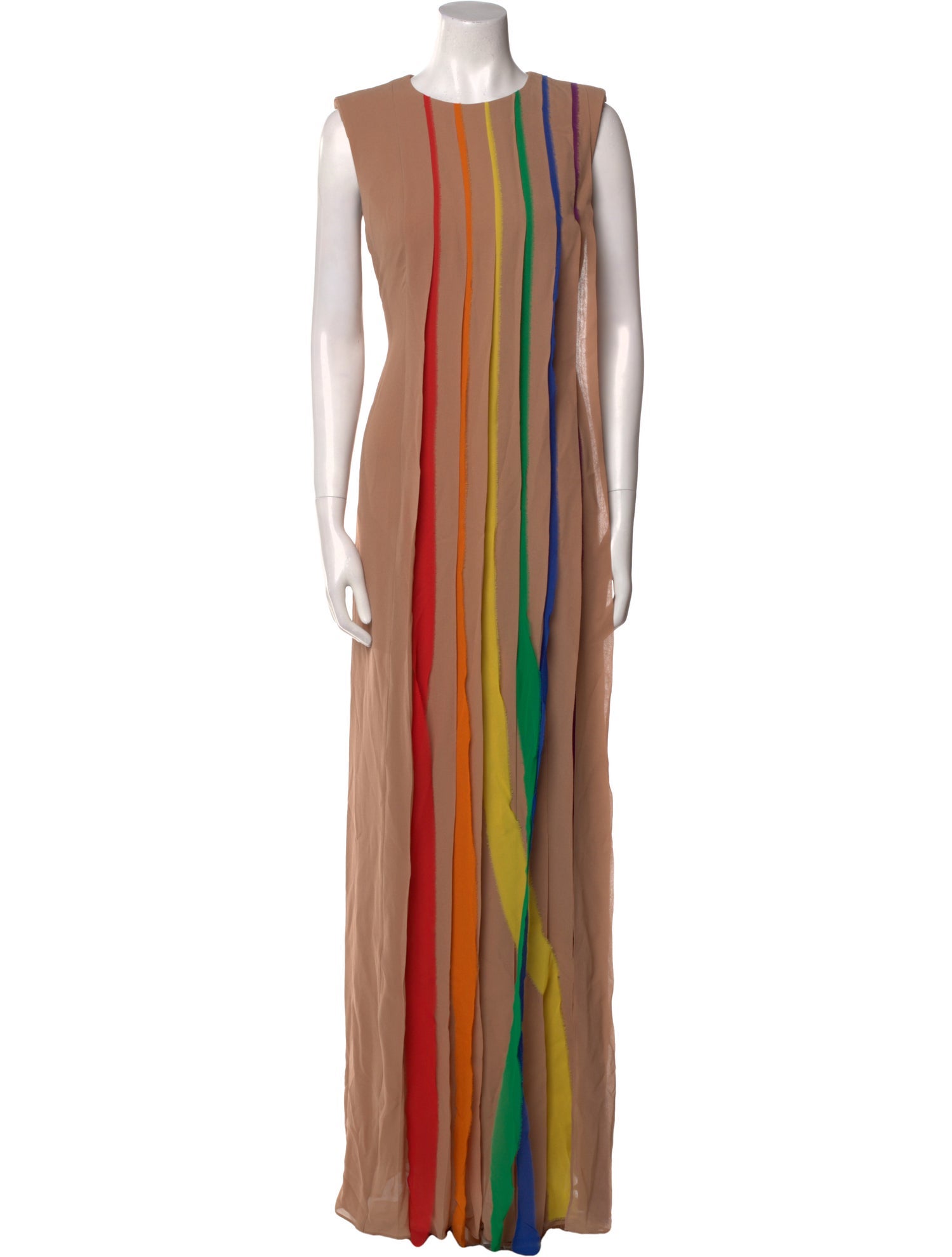 Akris Silk Long Dress - Orange Dresses, Clothing - AKR144203 | The RealReal