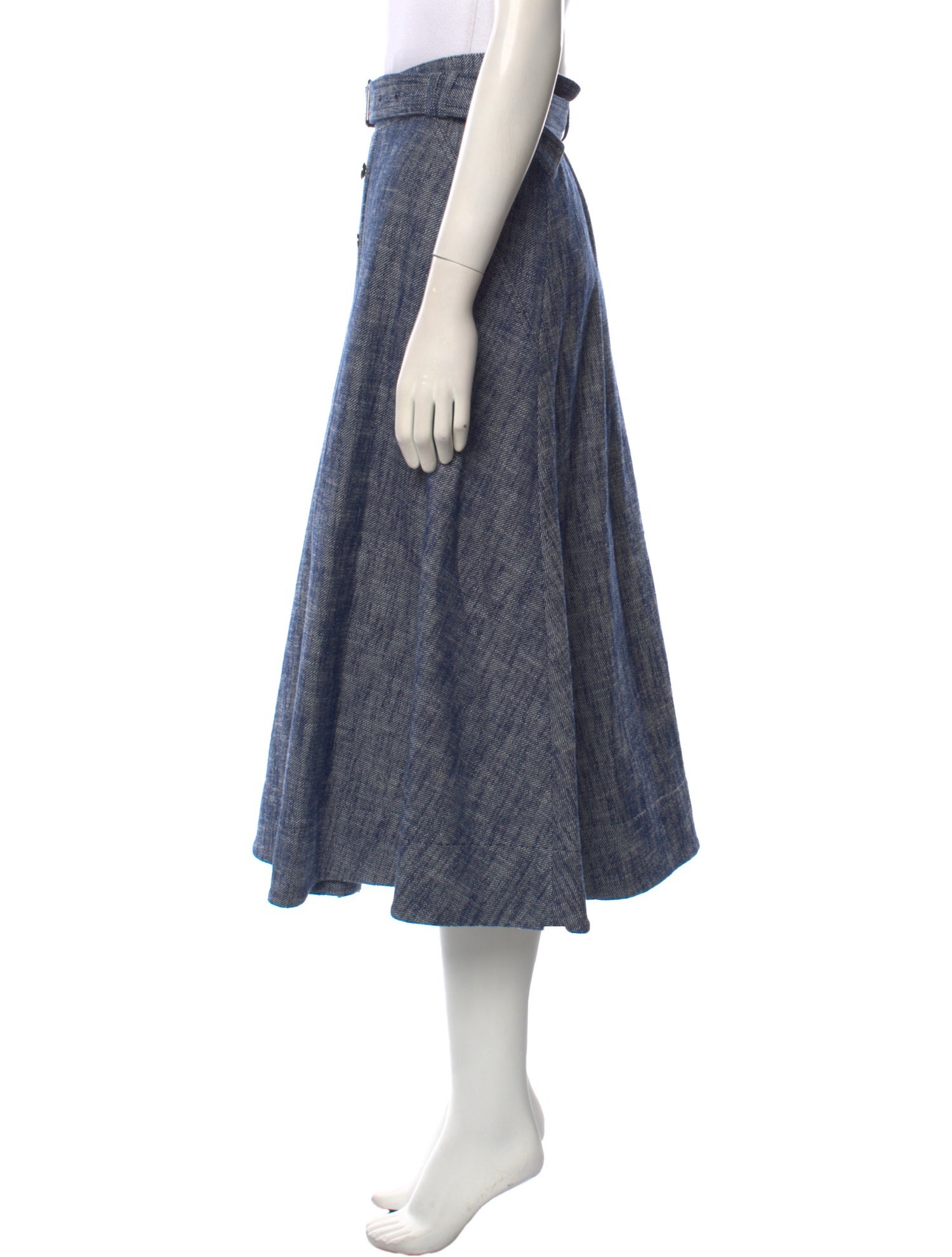 Akris Printed Midi Length Skirt