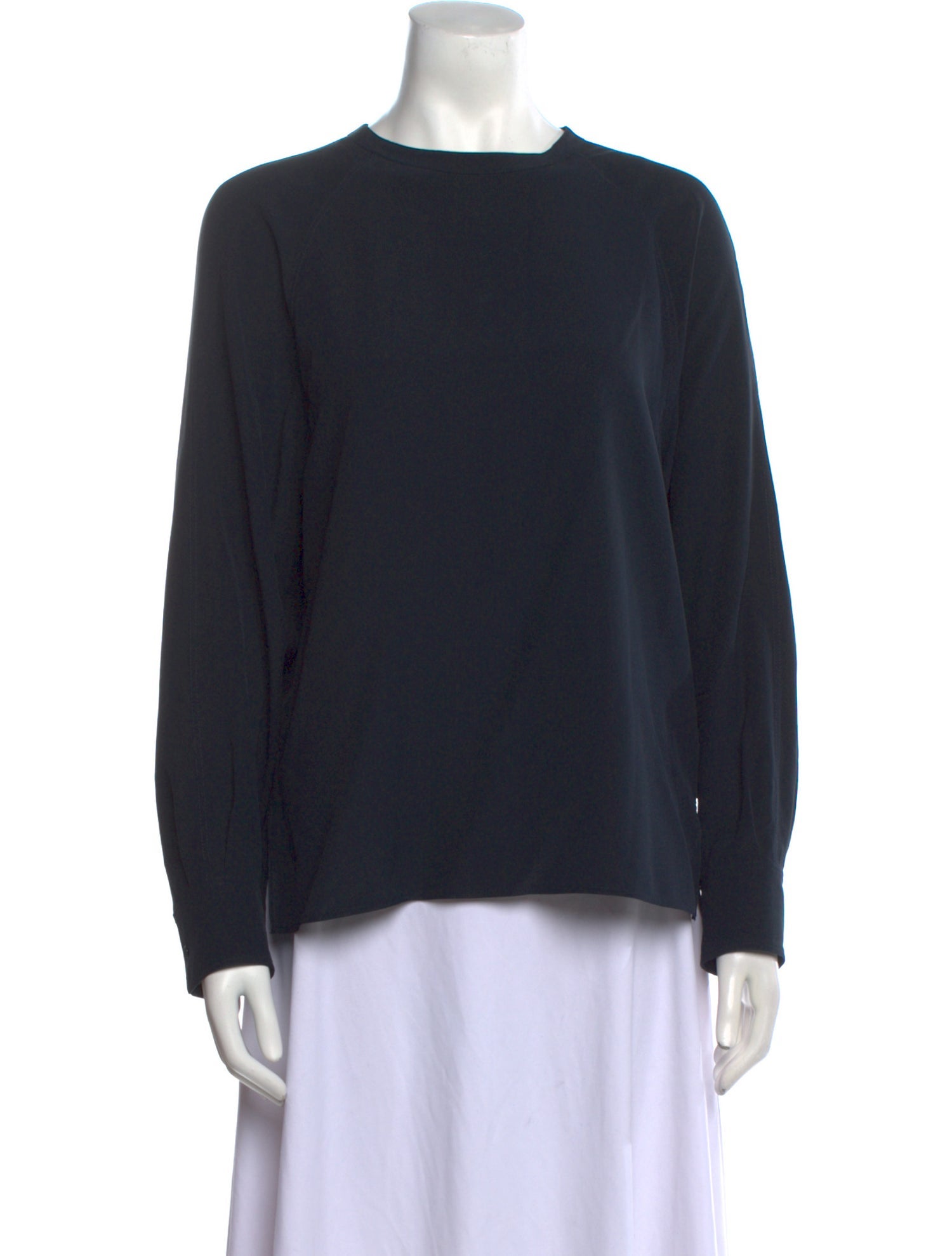 Akris Silk Crew Neck Sweatshirt