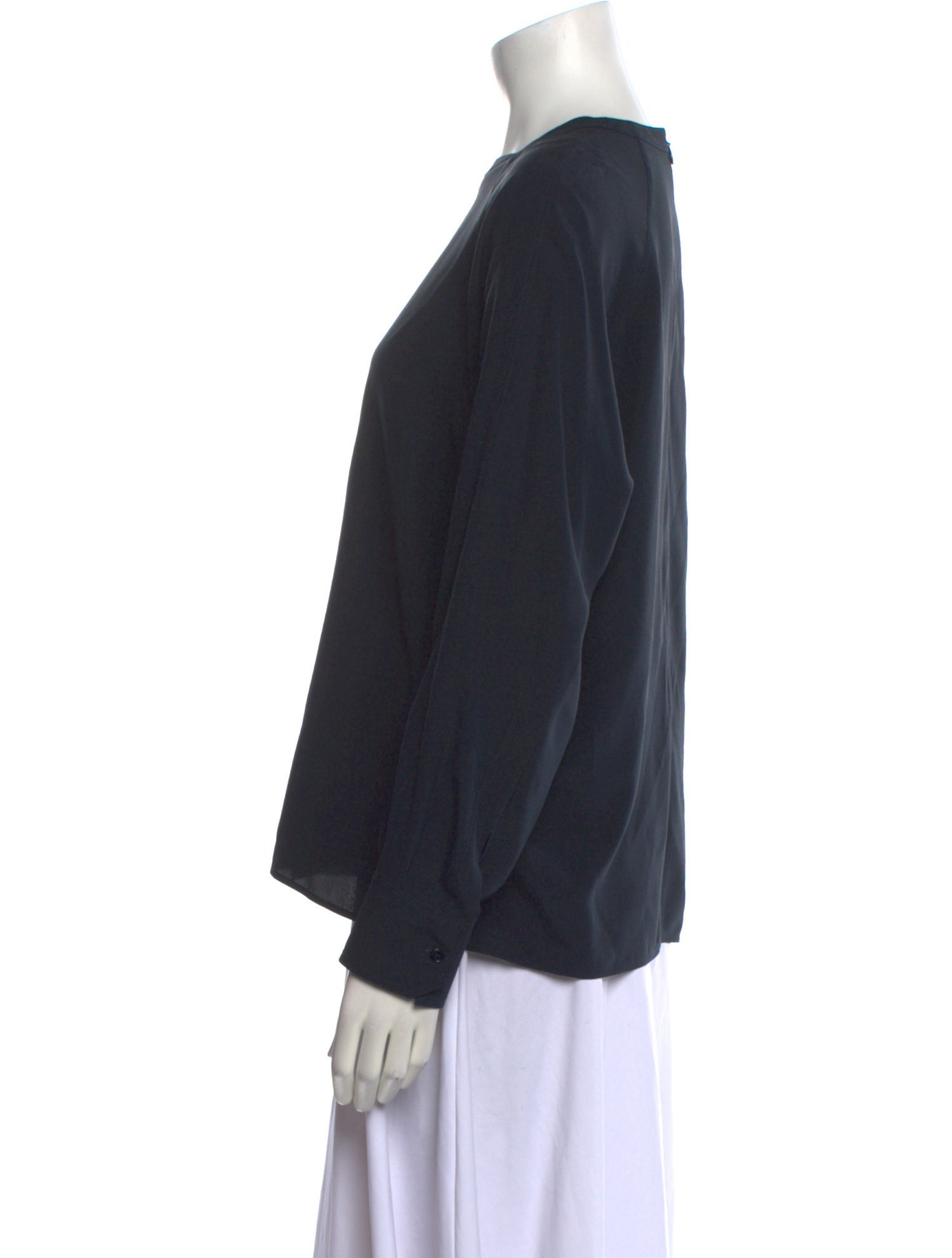 Akris Silk Crew Neck Sweatshirt