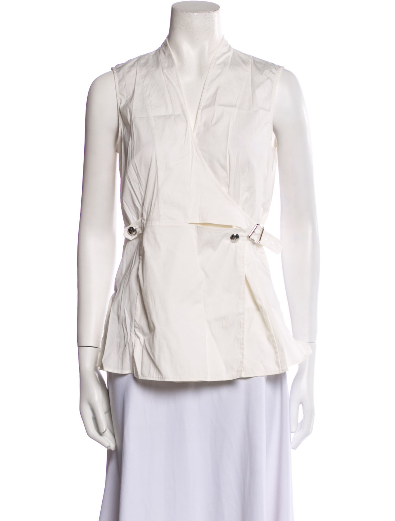 Akris V-Neck Mini Dress