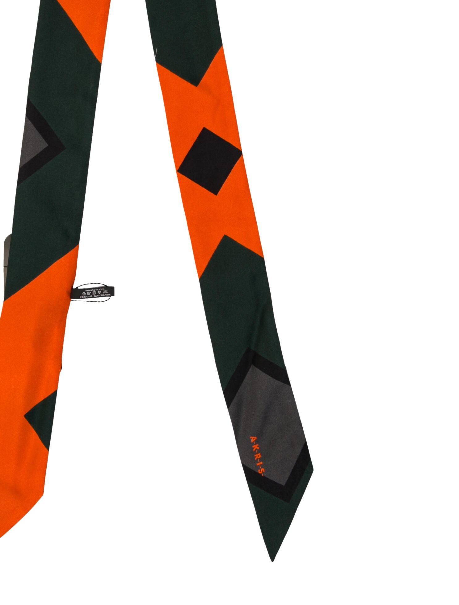 Akris Silk Printed Bandeau w/ Tags