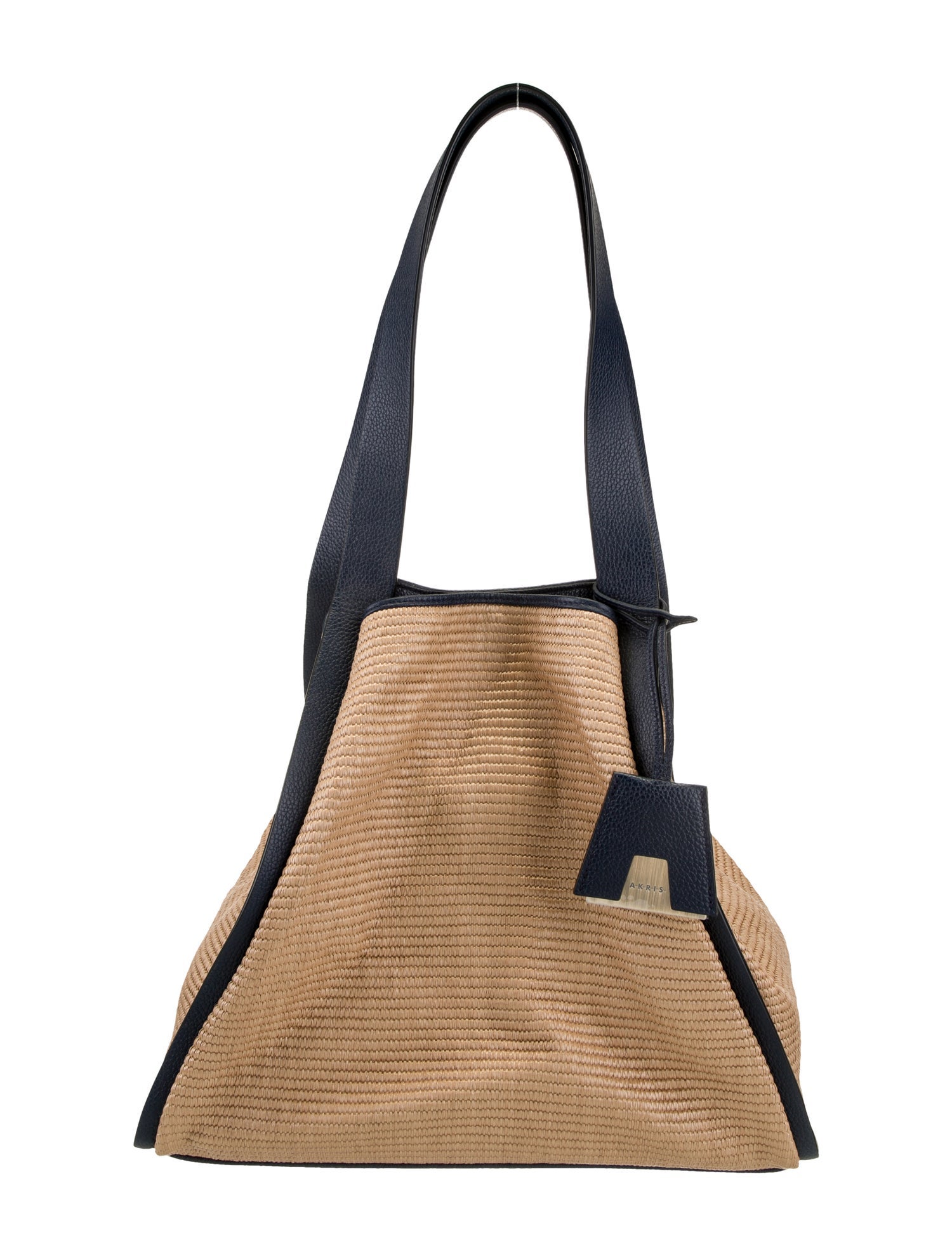 Akris Raffia Shoulder Bag