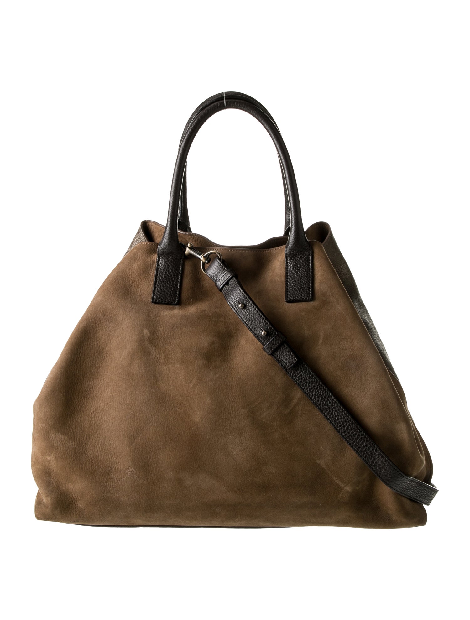 Akris Suede Shoulder Bag