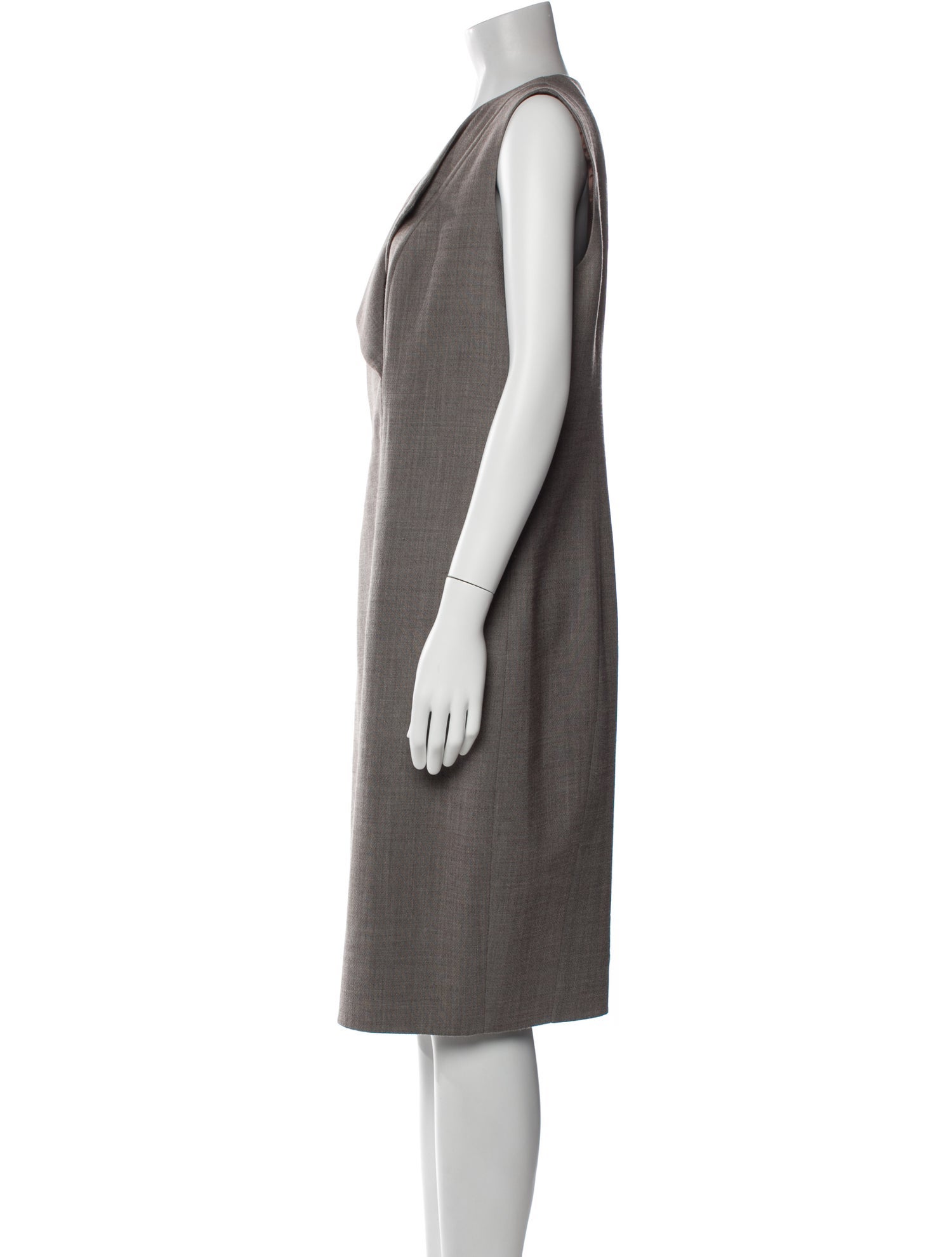 Akris Wool Midi Length Dress
