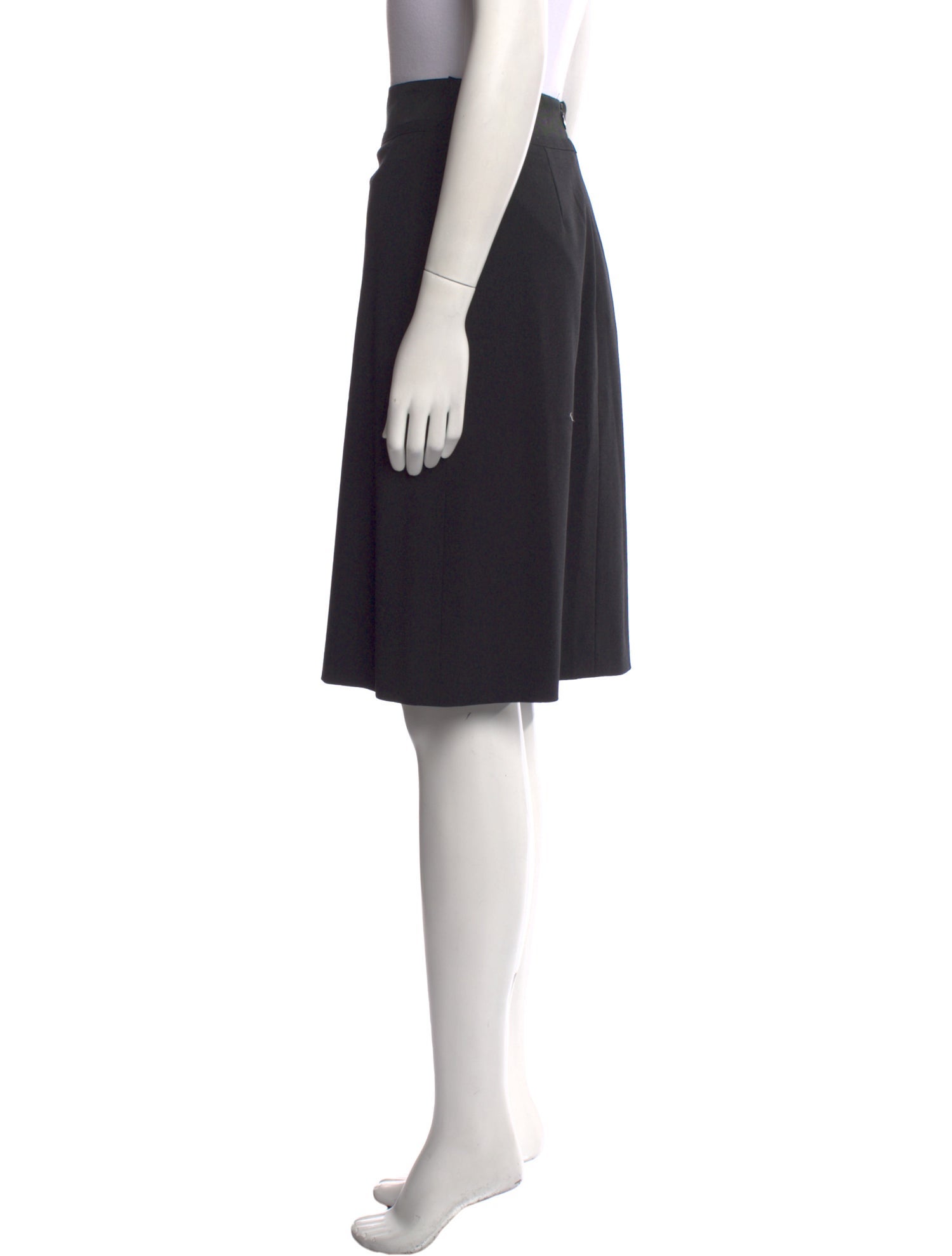 Akris Wool Knee-Length Skirt
