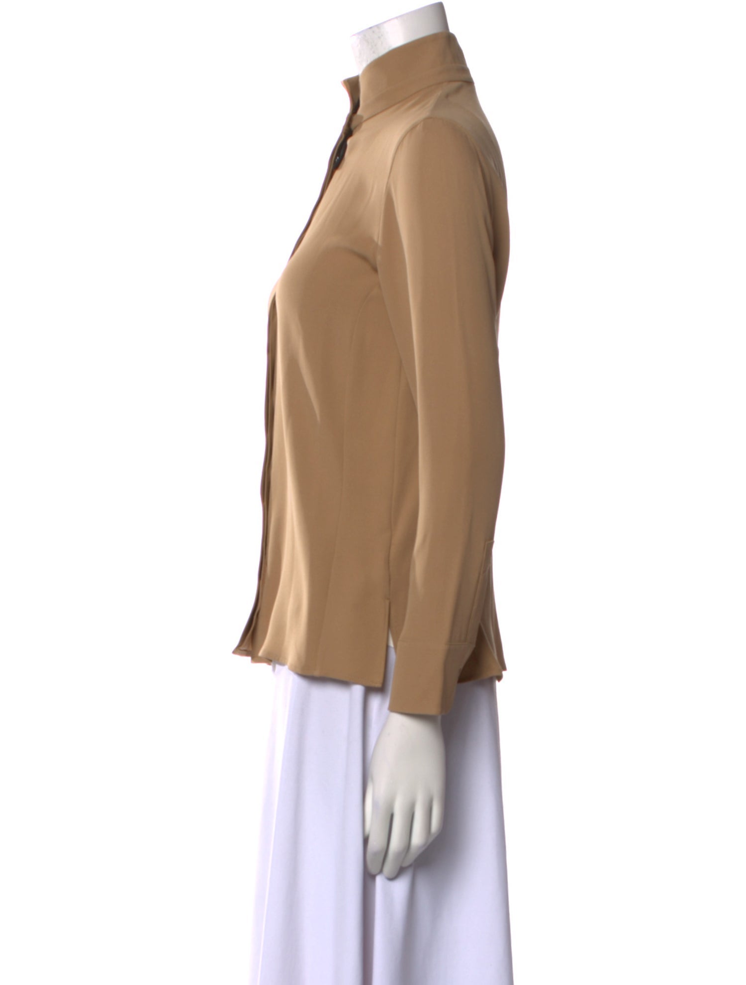 Akris Silk Mock Neck Sweatshirt