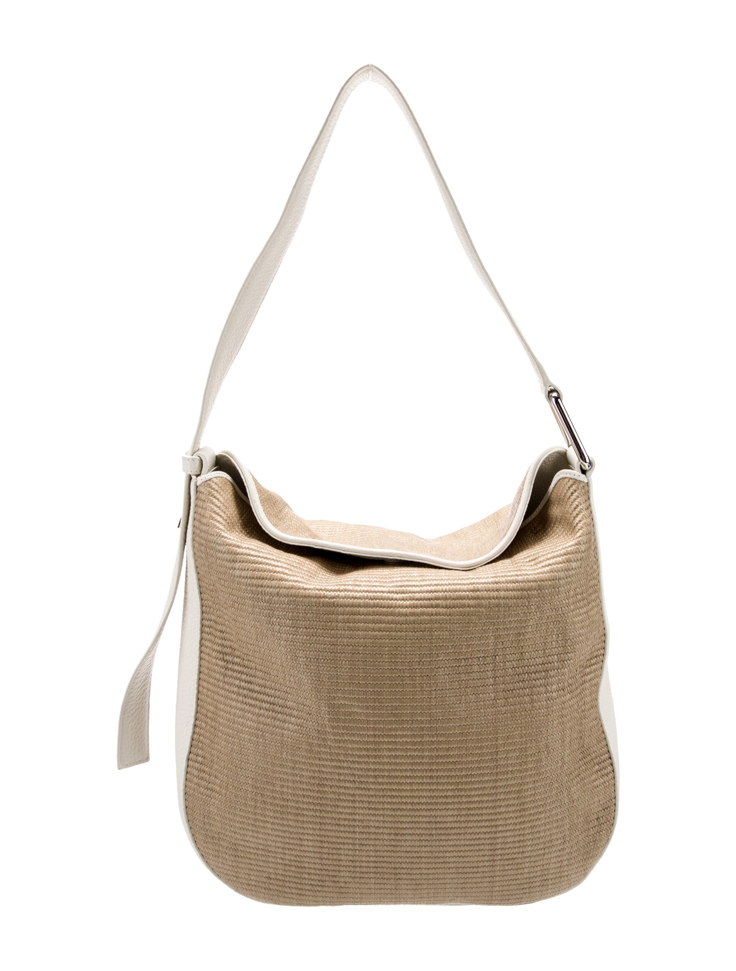 Akris Straw Shoulder Bag