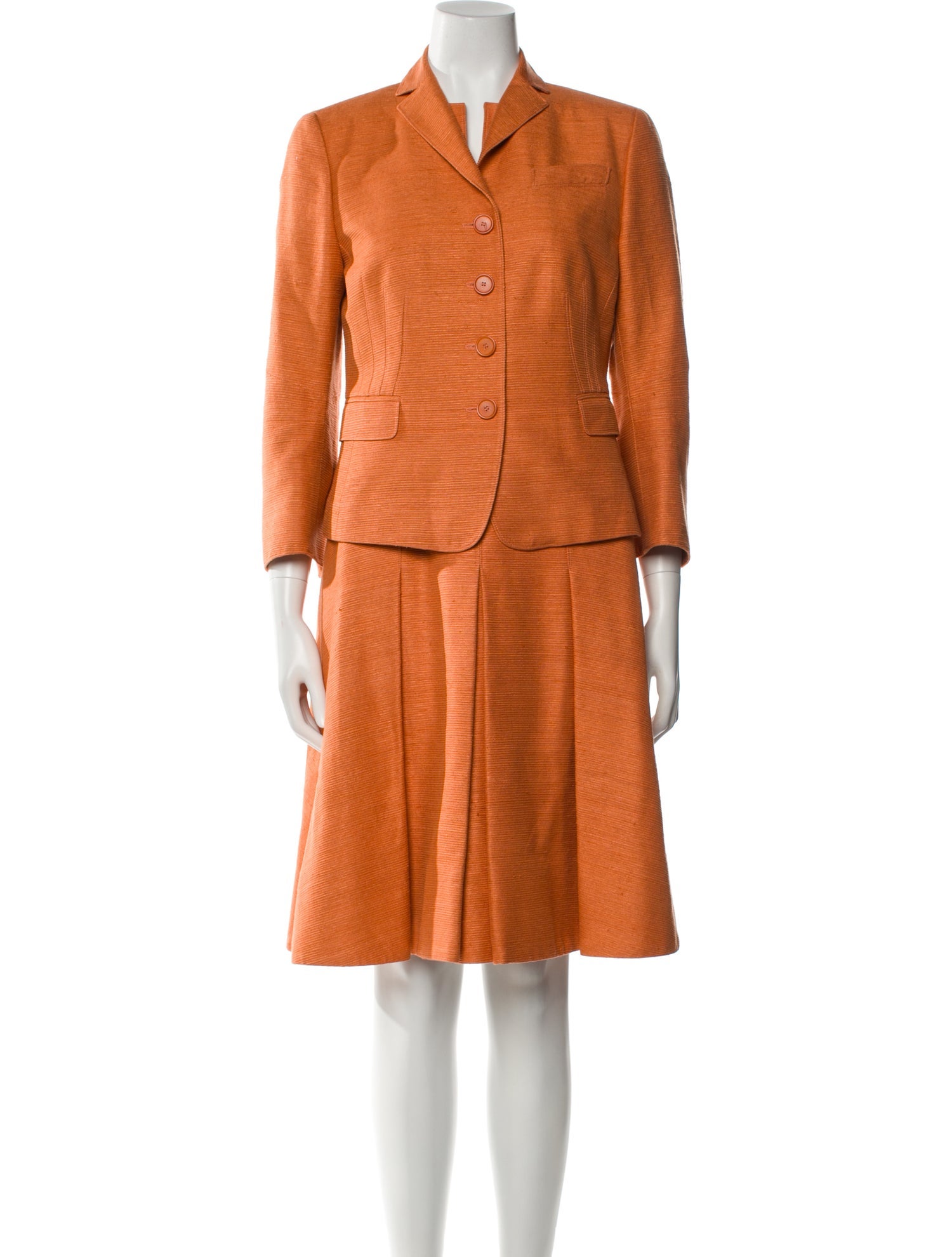 Akris Punto Silk Pleated Accents Dress Set w/ Tags