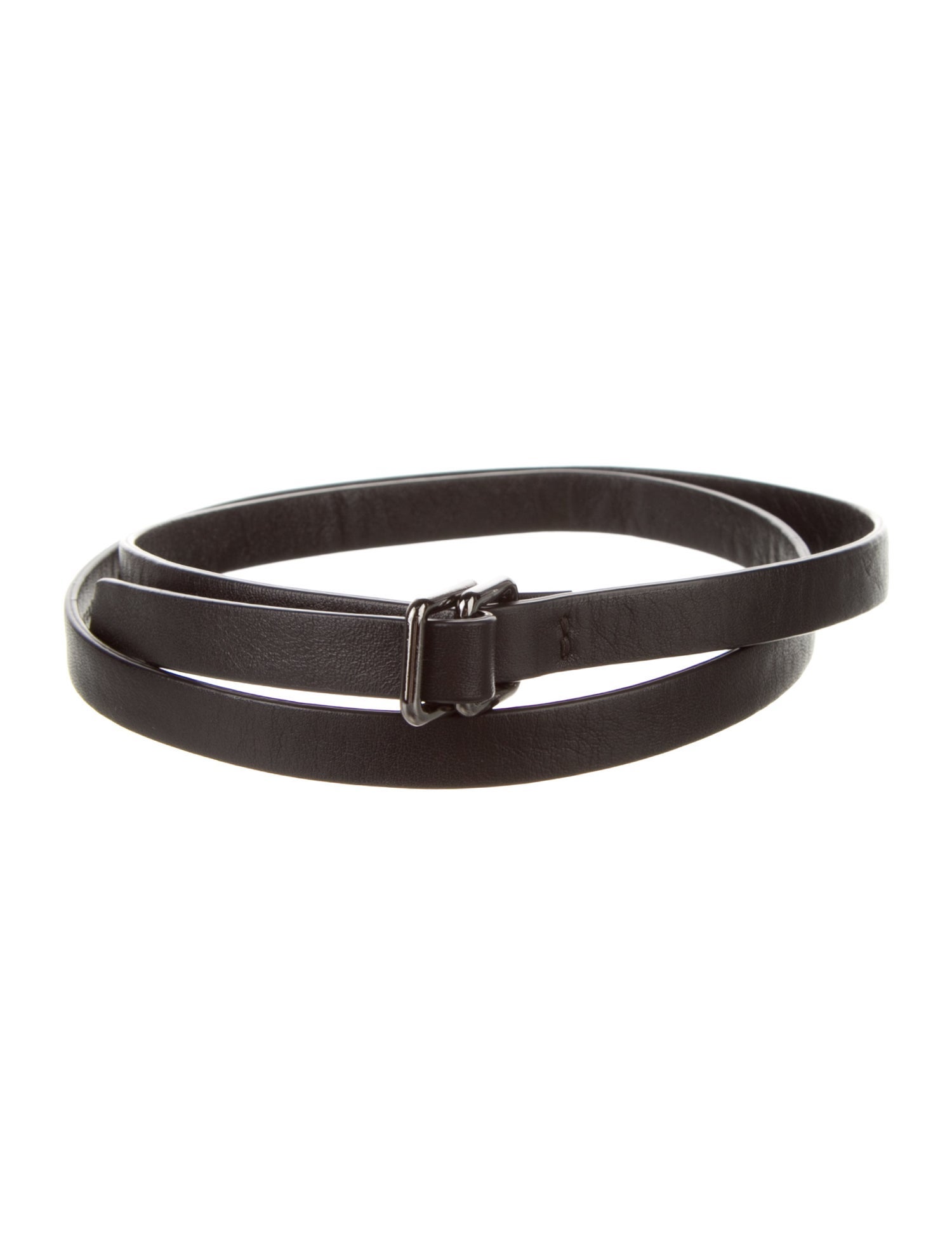 Akris Skinny Leather Belt