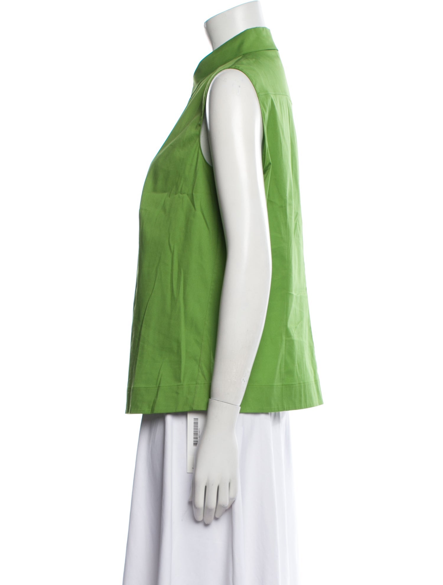 Akris Sleeveless Button-Up Top