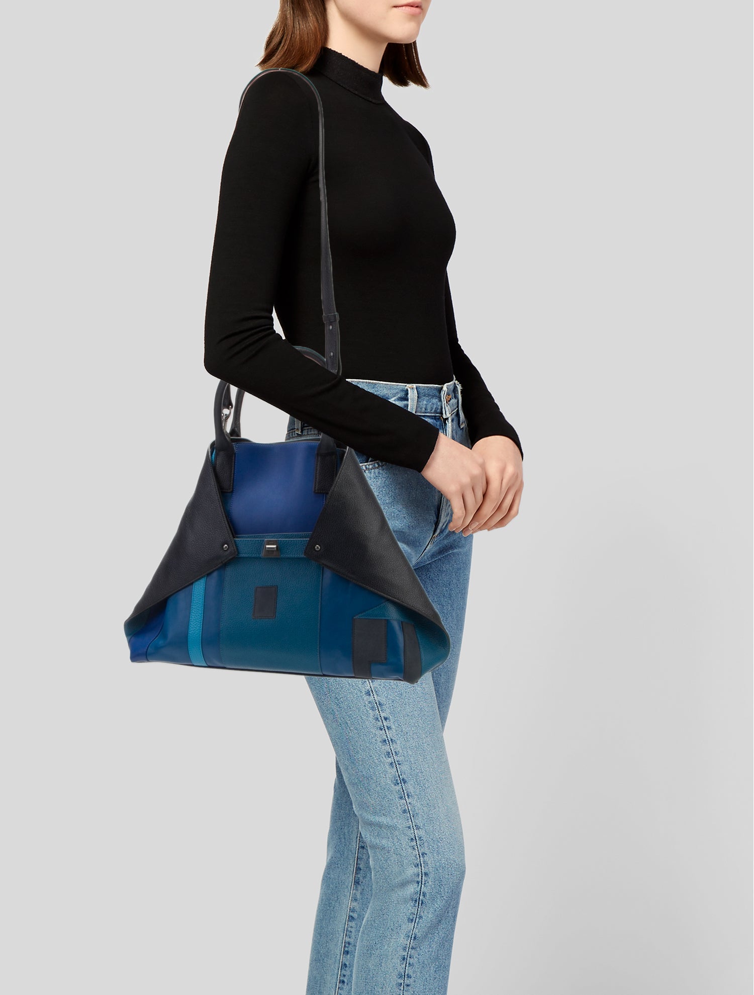 Akris Leather Weekender Bag