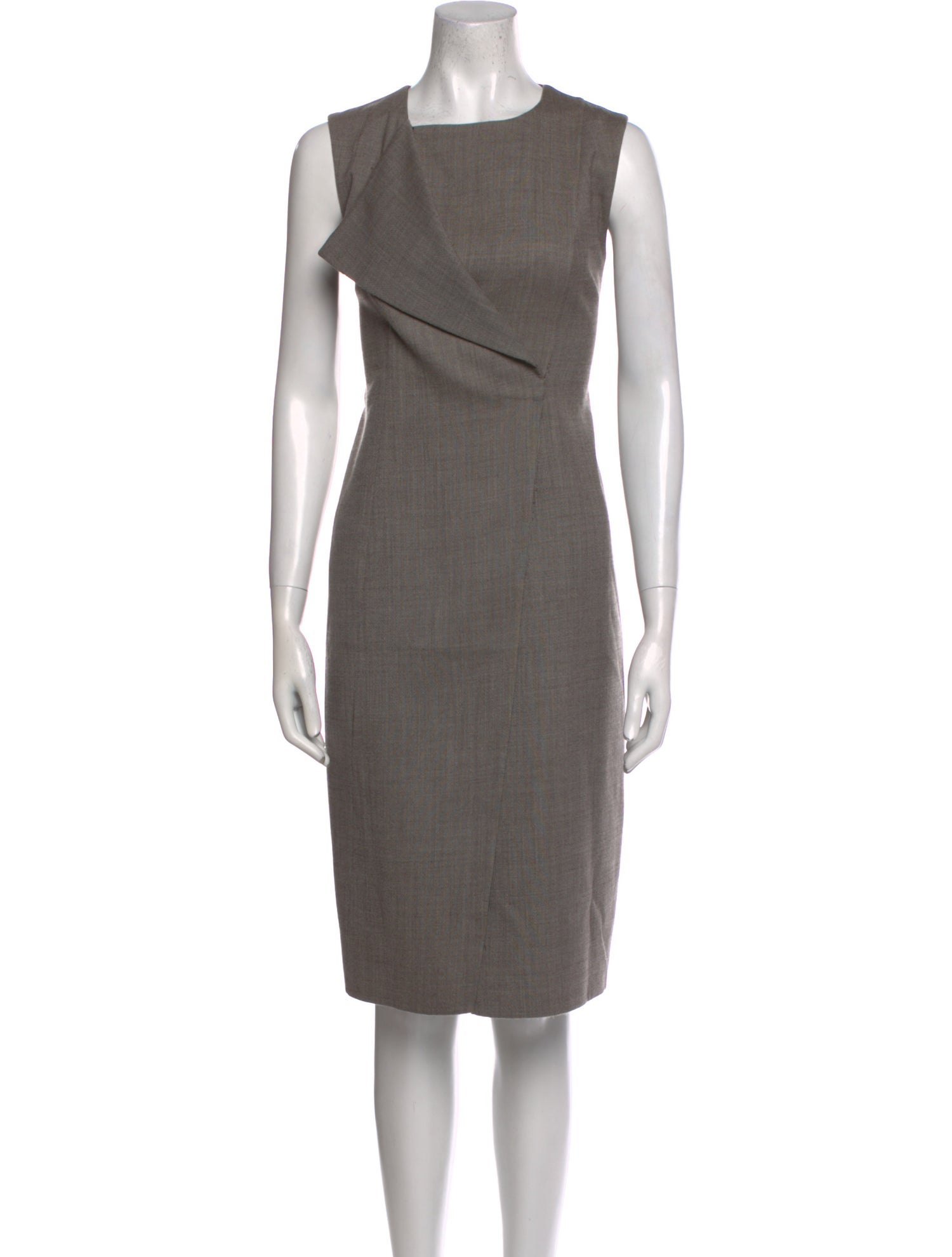 Akris Wool Midi Length Dress