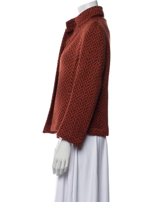 Akris Wool Tweed Pattern Jacket