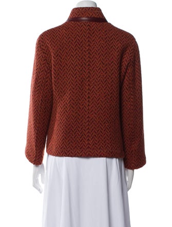 Akris Wool Tweed Pattern Jacket