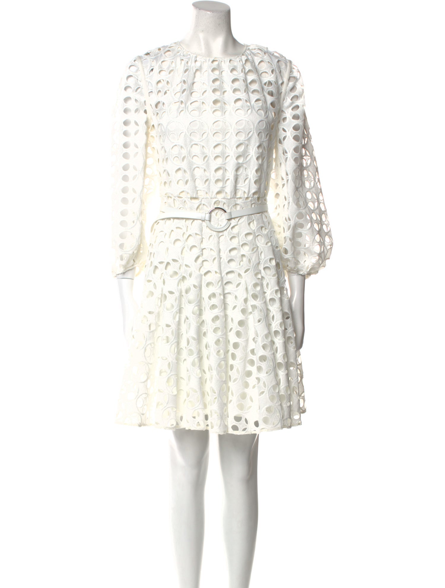 Akris Lace Pattern Mini Dress