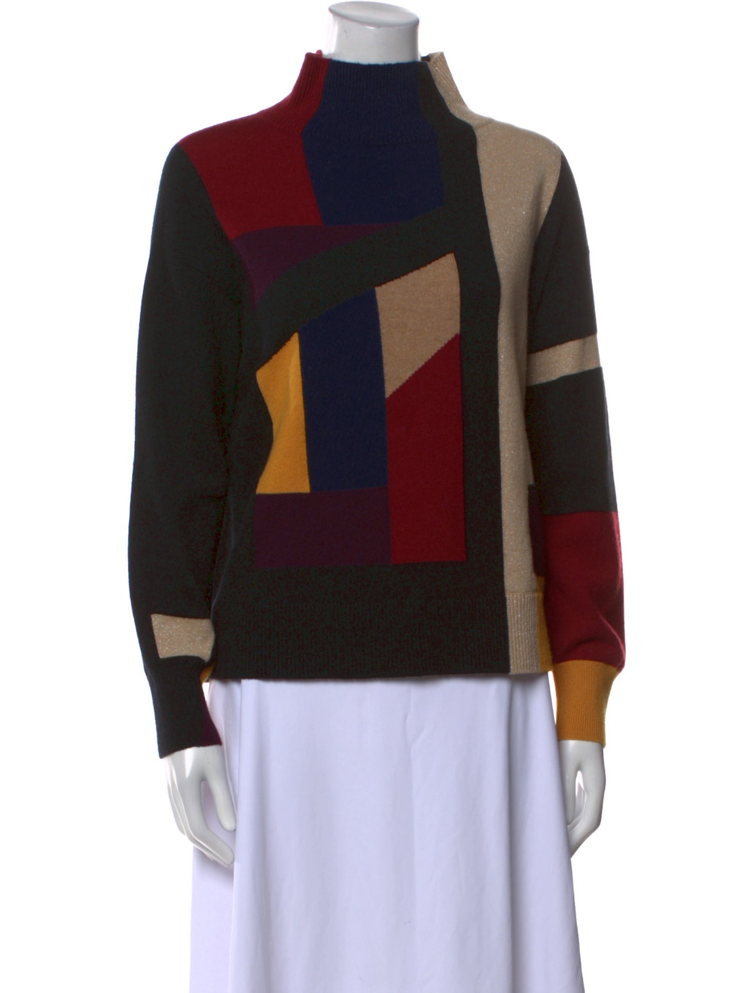 Akris Cashmere Printed Sweater